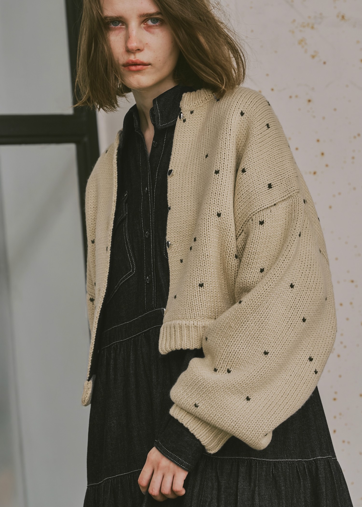 willfully ウィルフリー cable knit ケーブルニット パープル willfully ウィルフリー cable knit ケーブルニット パープル