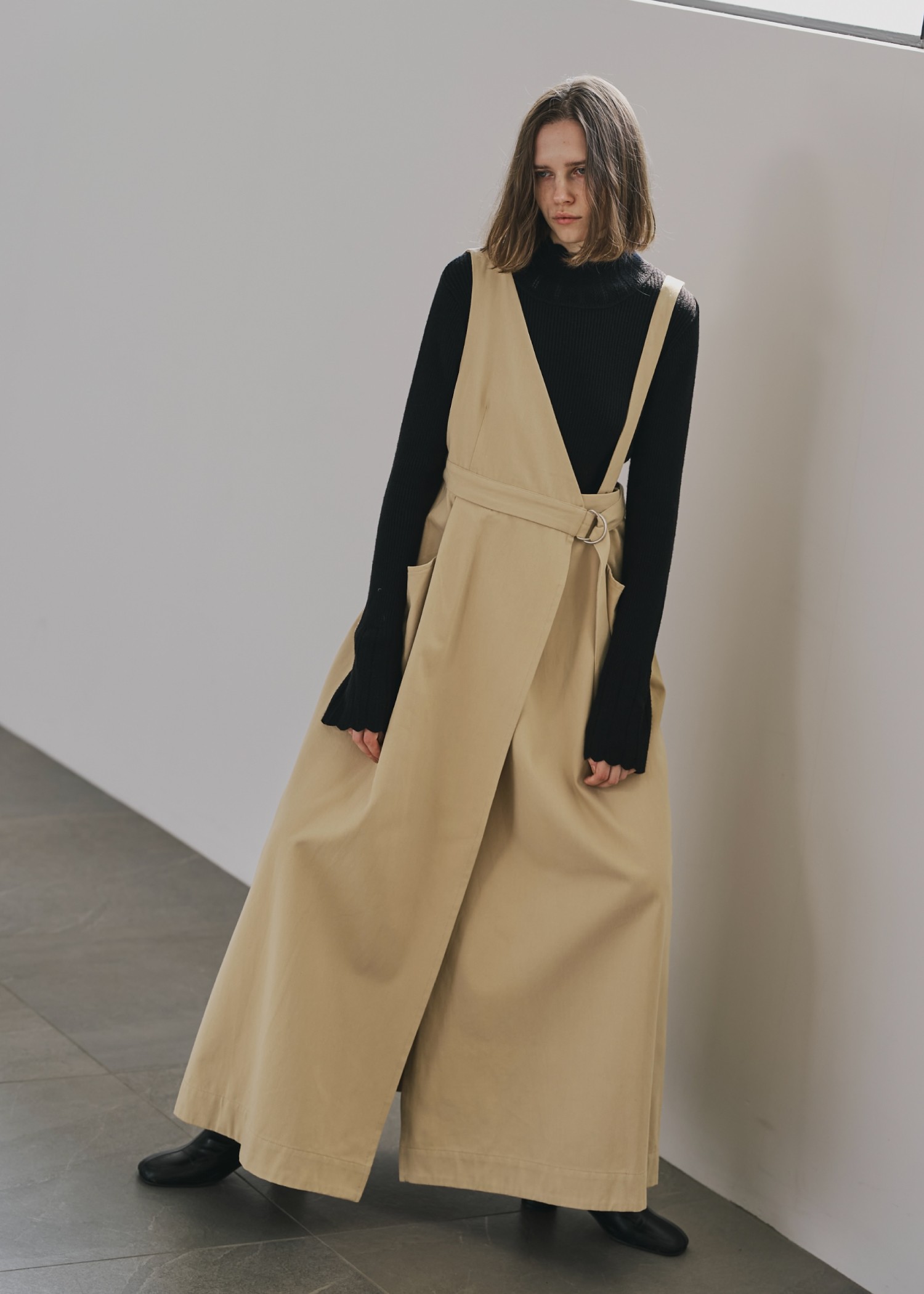 one shoulder twill OP