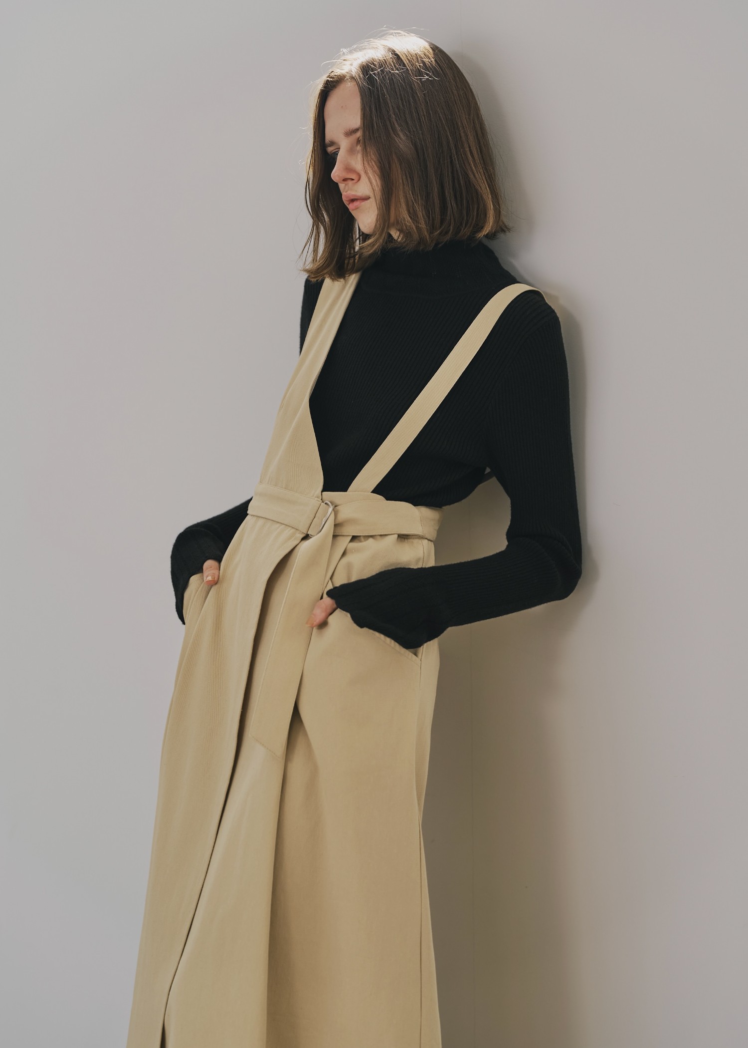 one shoulder twill OP