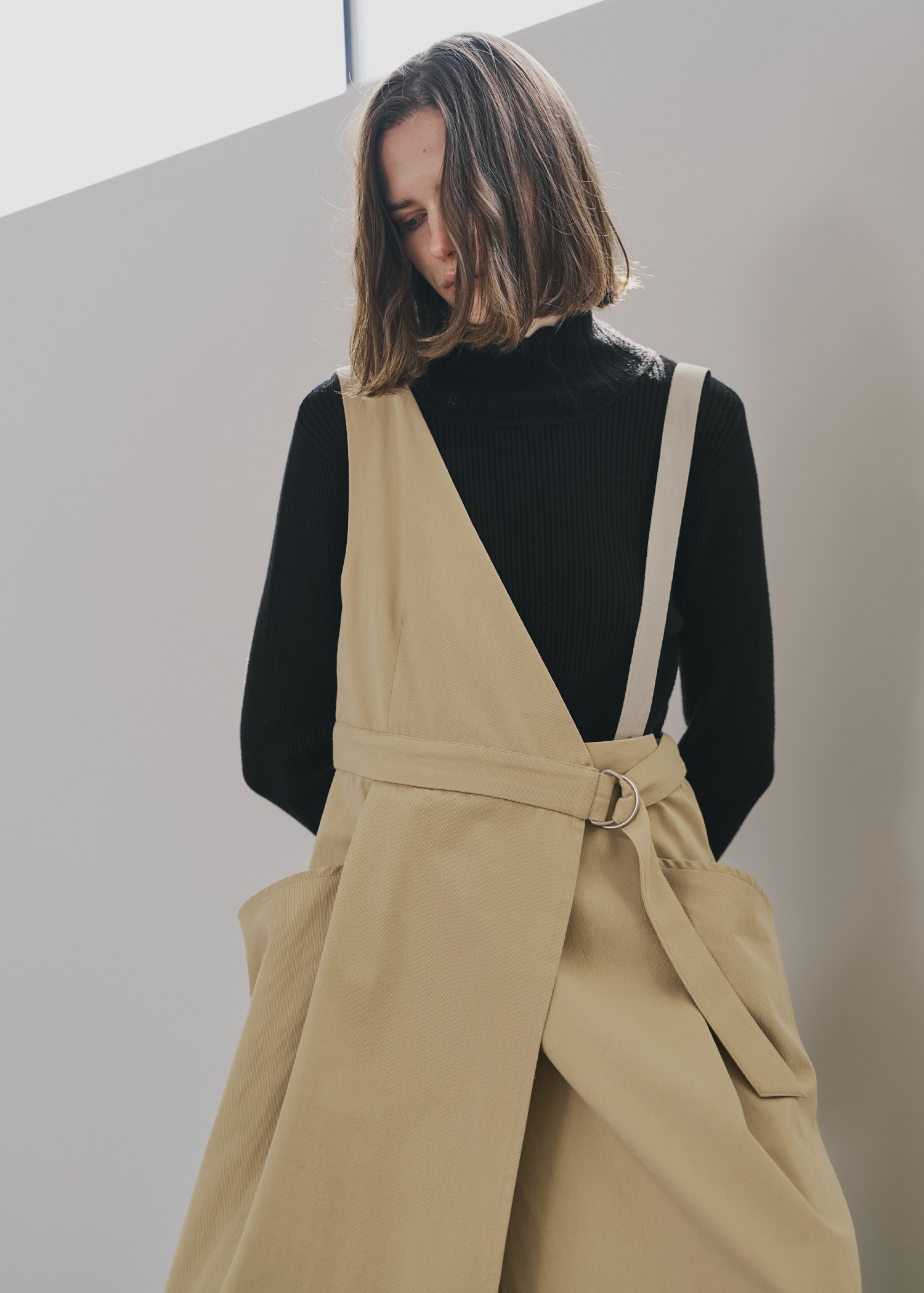 one shoulder twill OP