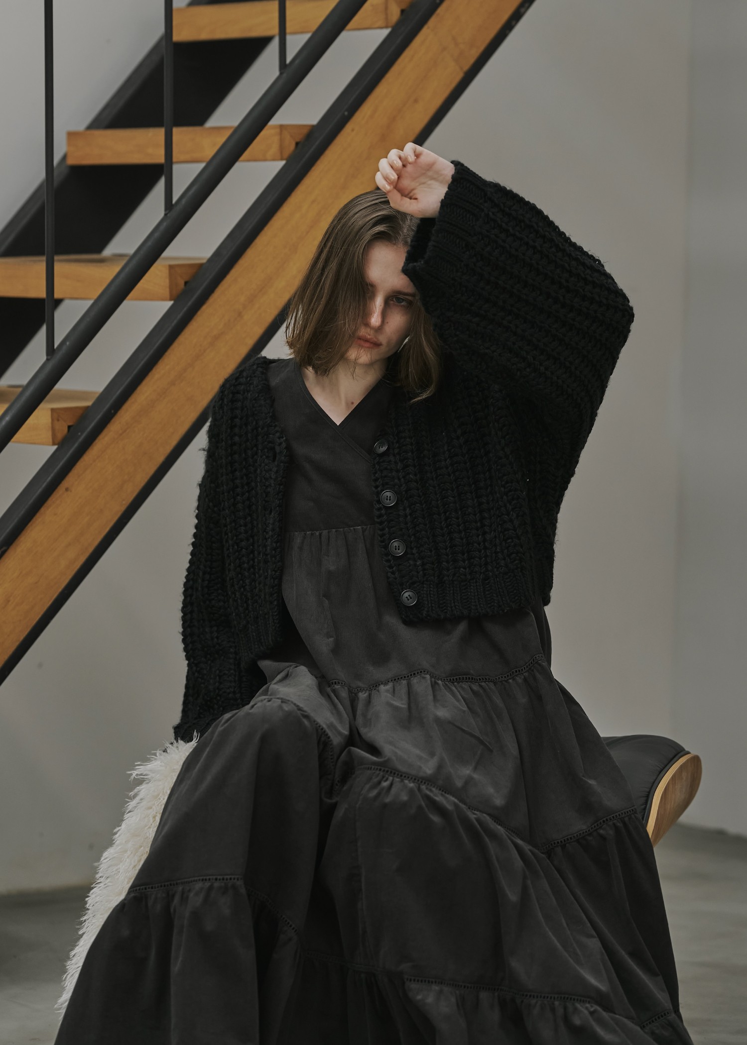 corduroy 2way tiered OP