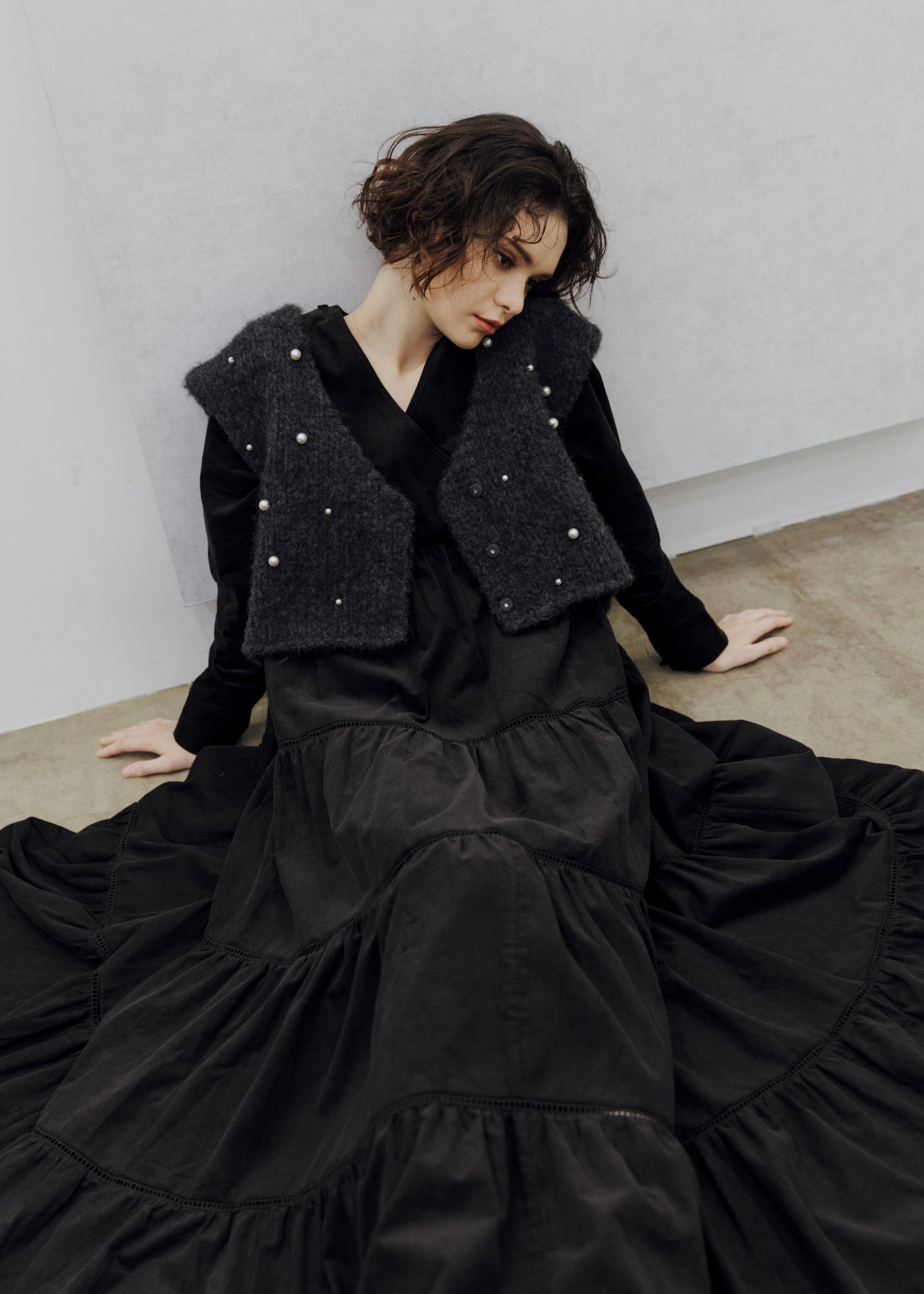 corduroy 2way tiered OP