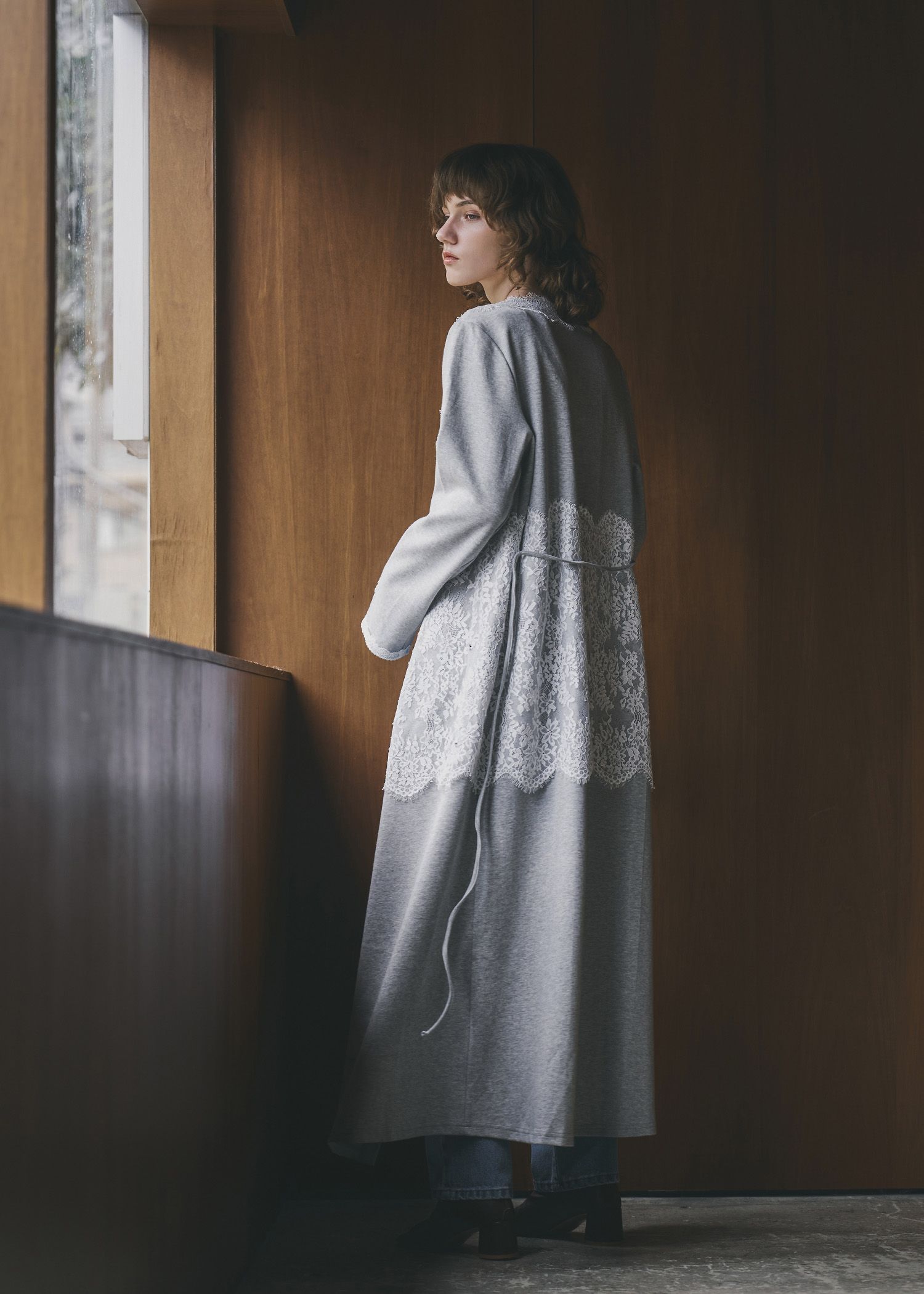 cachecoeur multi lace sweat OP