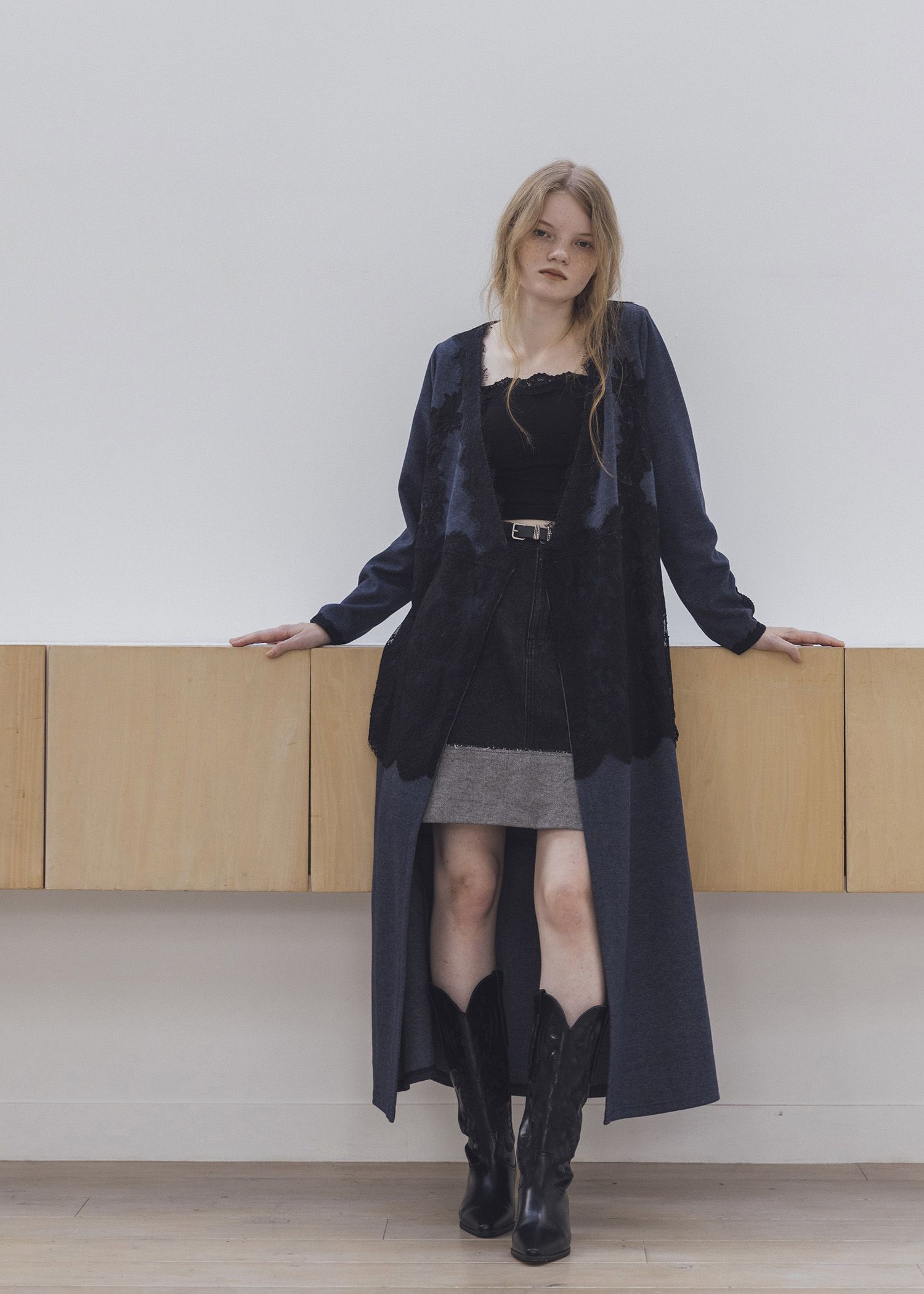 cachecoeur multi lace sweat OP