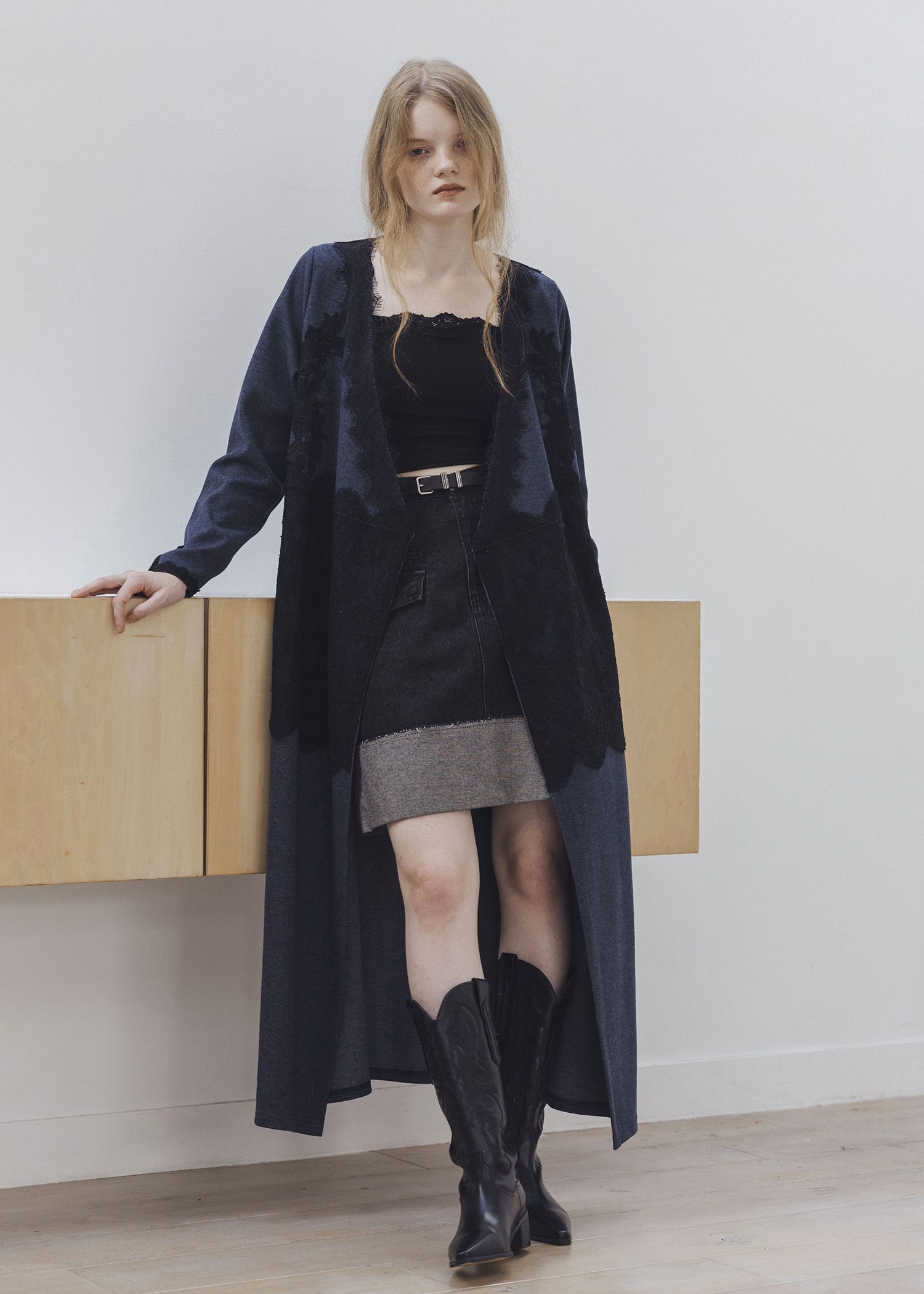 cachecoeur multi lace sweat OP