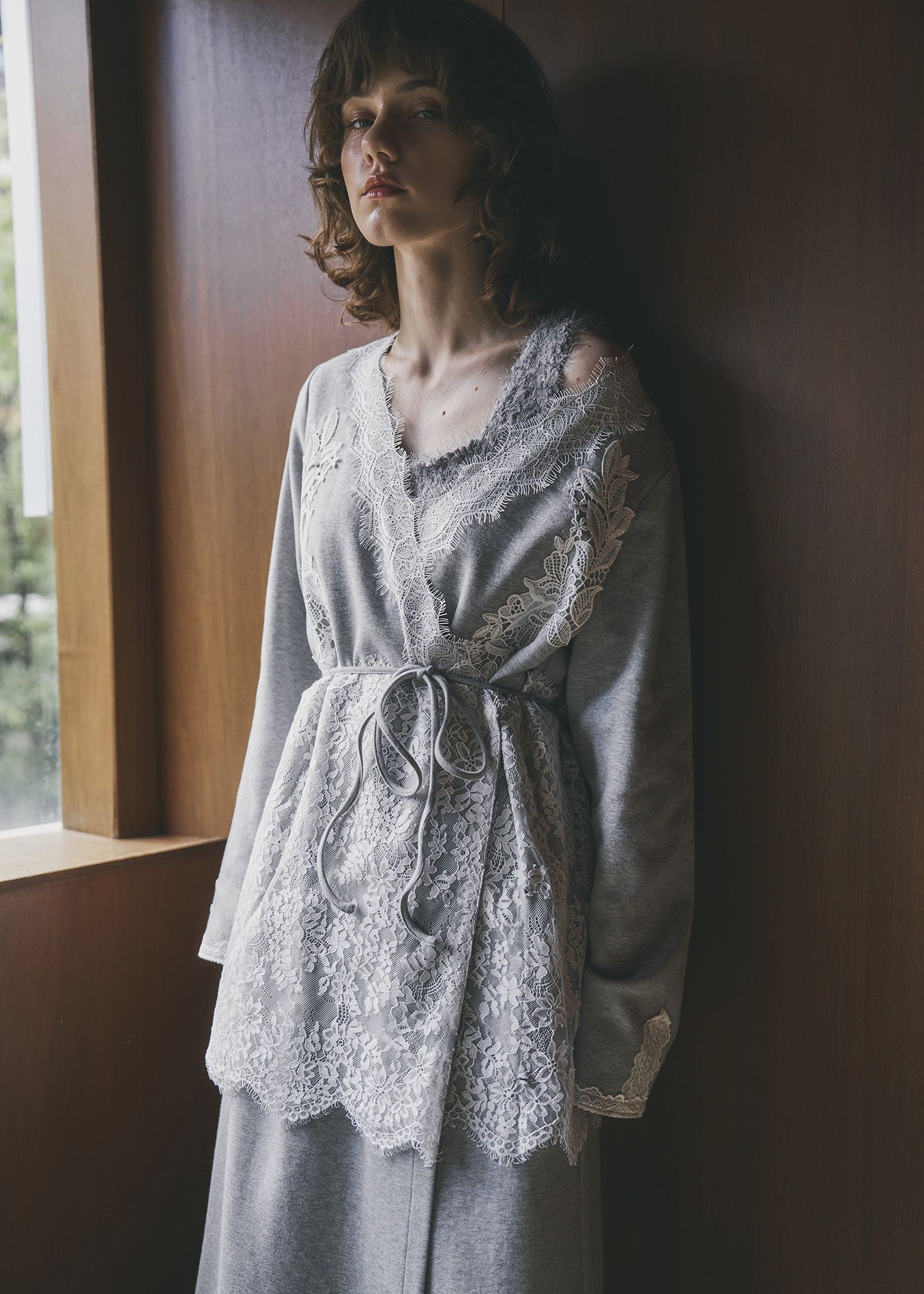 cachecoeur multi lace sweat OP