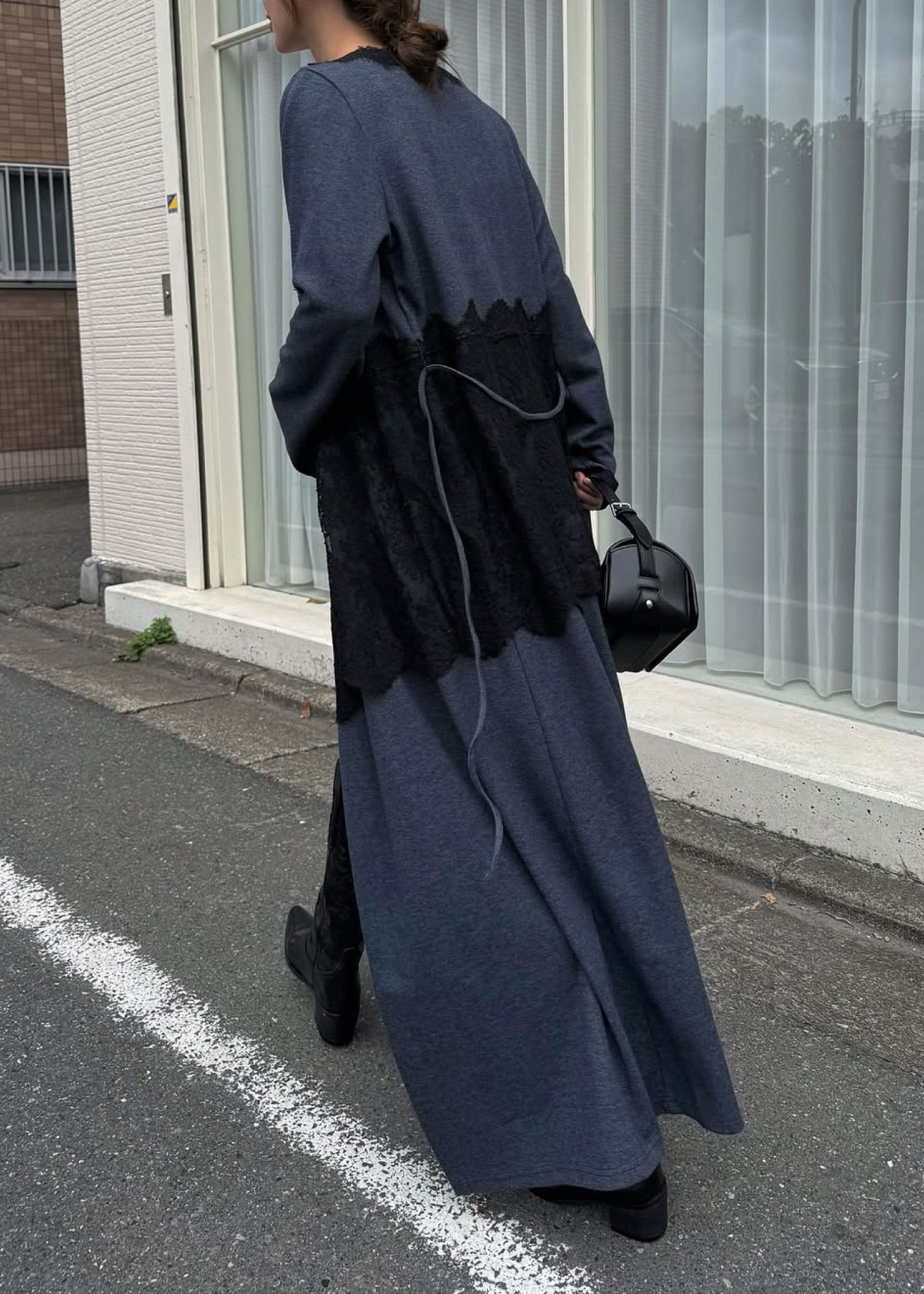 cachecoeur multi lace sweat OP