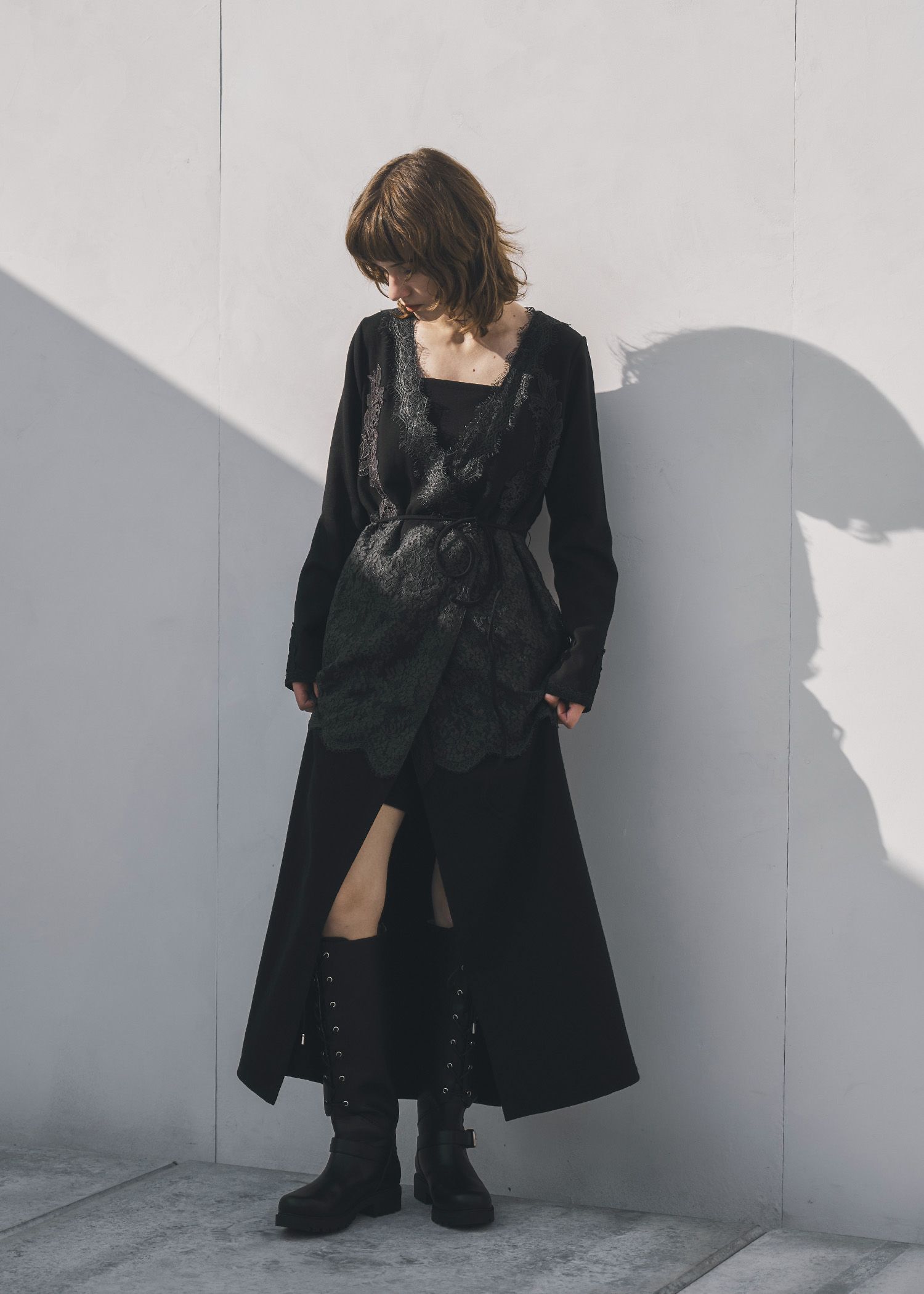 cachecoeur multi lace sweat OP