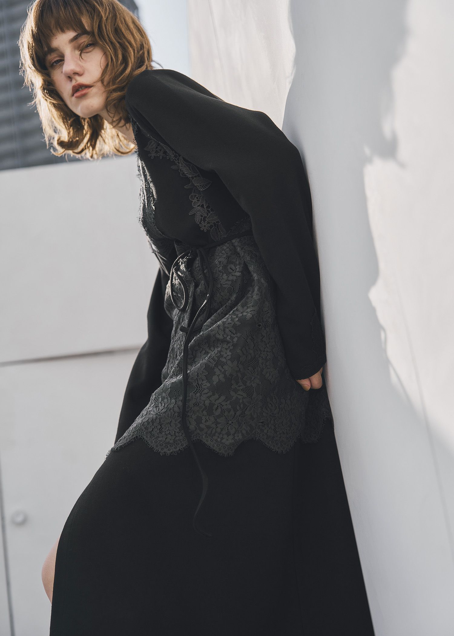 cachecoeur multi lace sweat OP