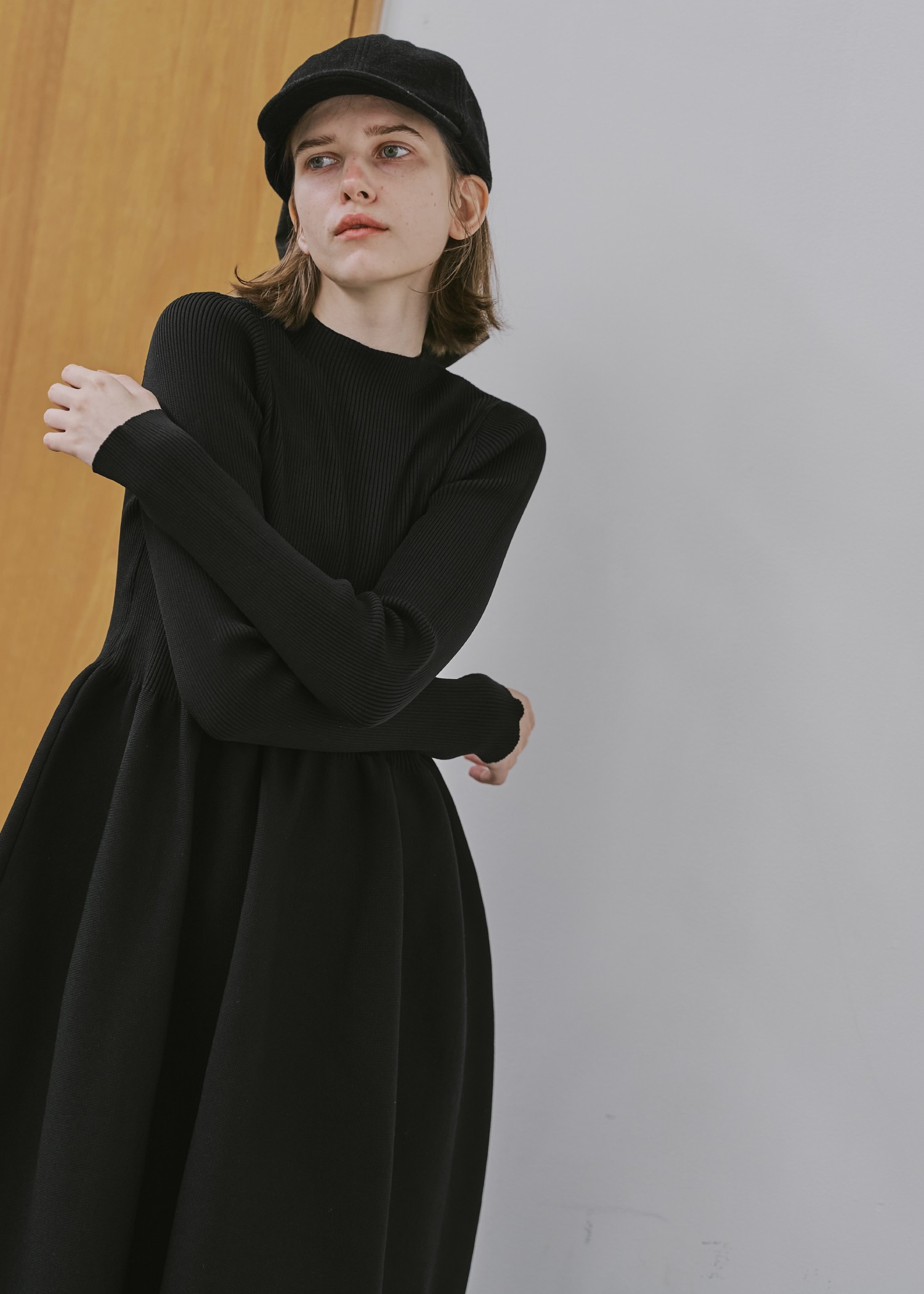 rib docking volume garter knit OP