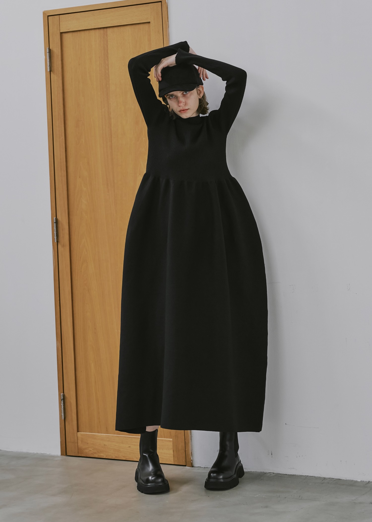 rib docking volume garter knit OP