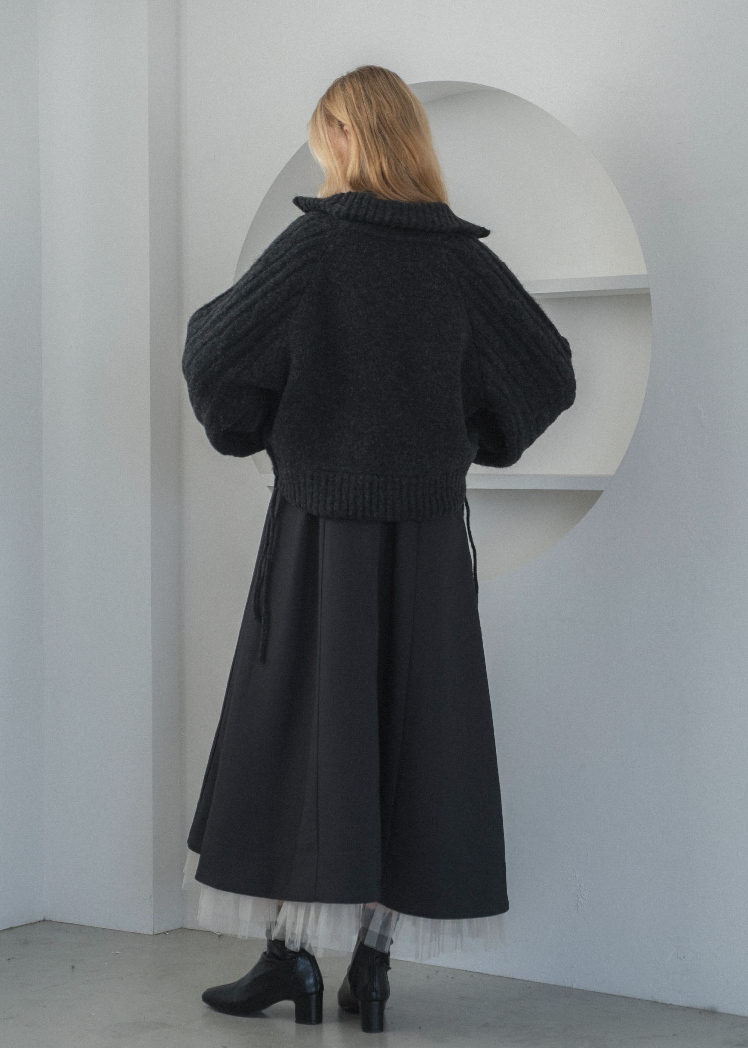 nosleeve hem tiered tulle kersey OP