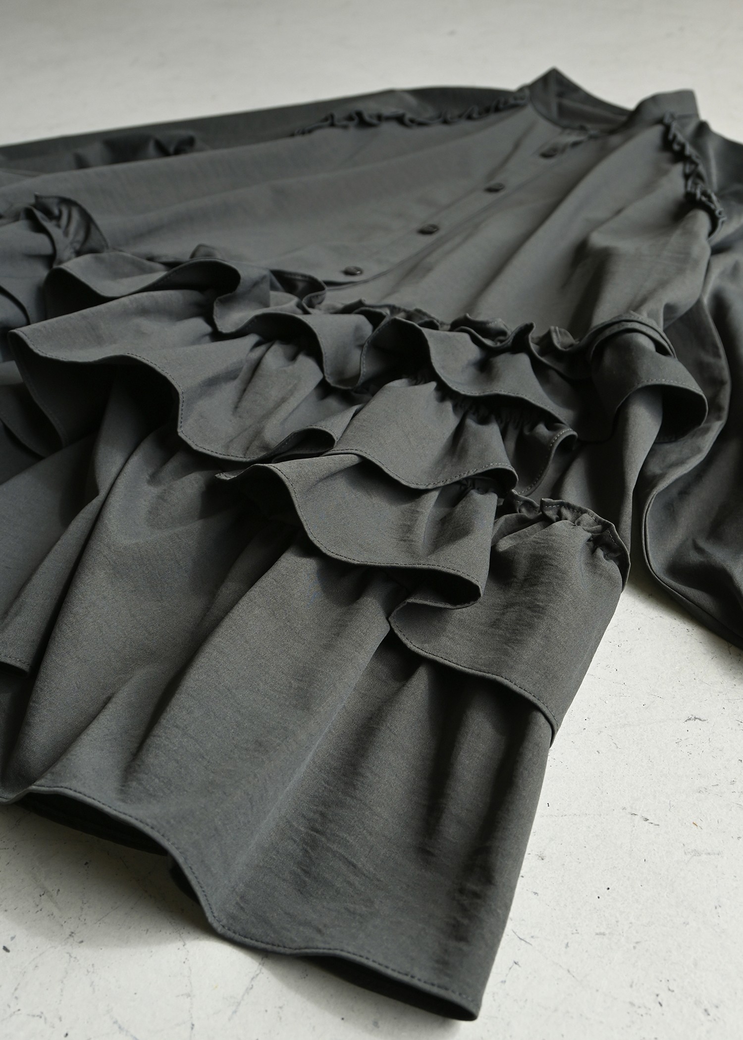 asymmetry hem tiered medium OP