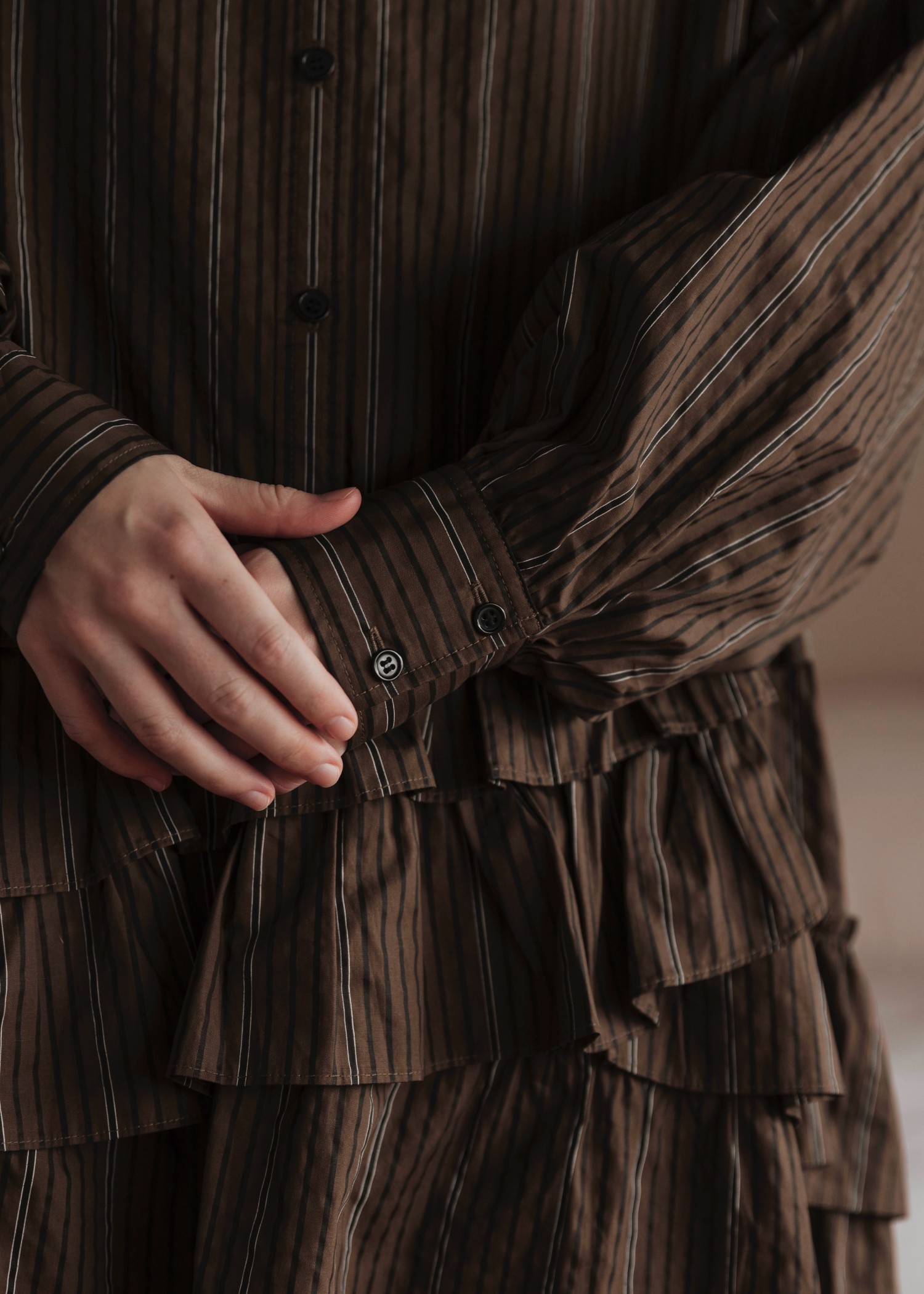 asymmetry hem tiered medium OP