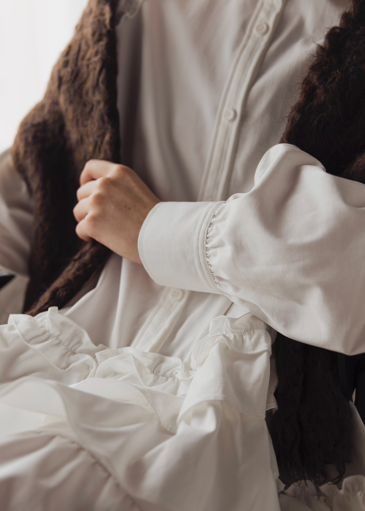 asymmetry hem tiered medium OP