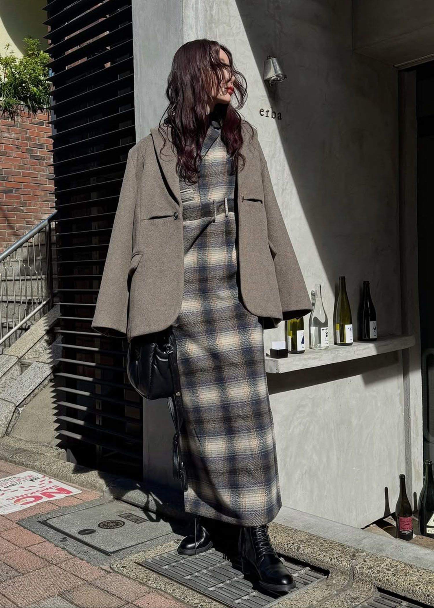 tailored collar no sleeve check OP