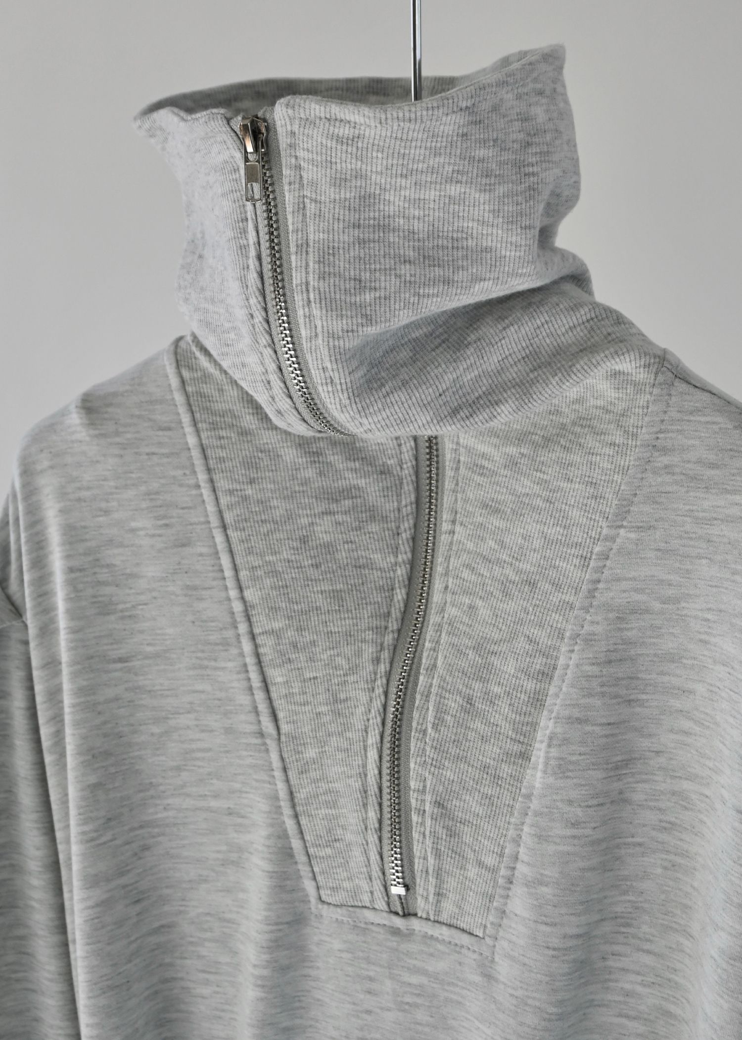 half zip waist drawstring sweat OP