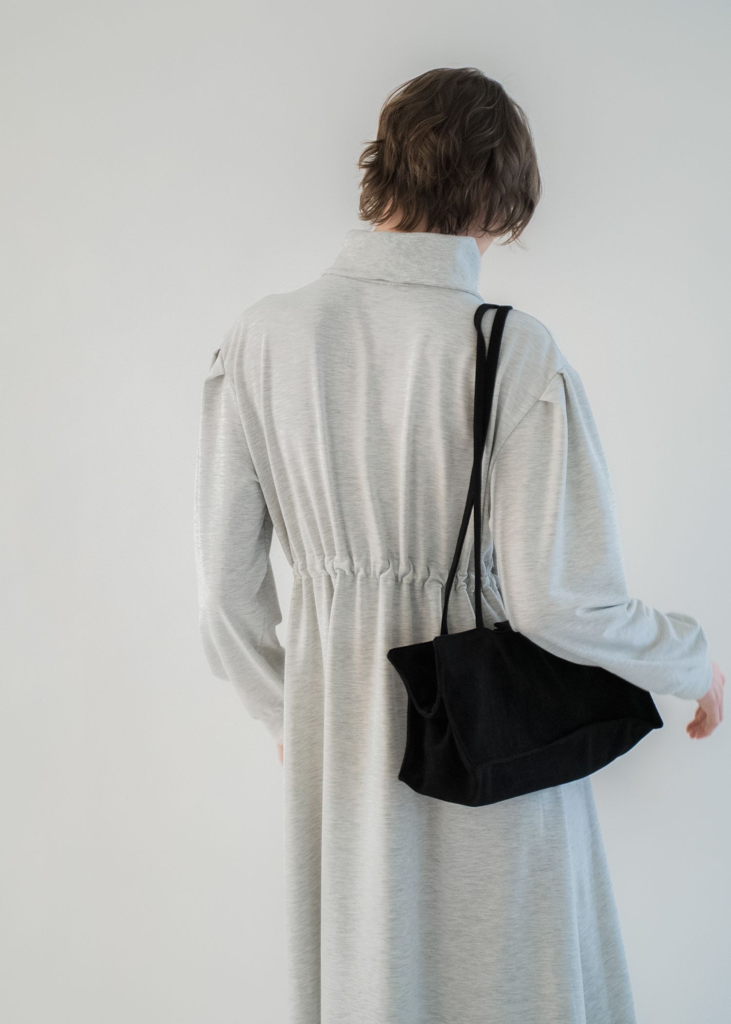 half zip waist drawstring sweat OP