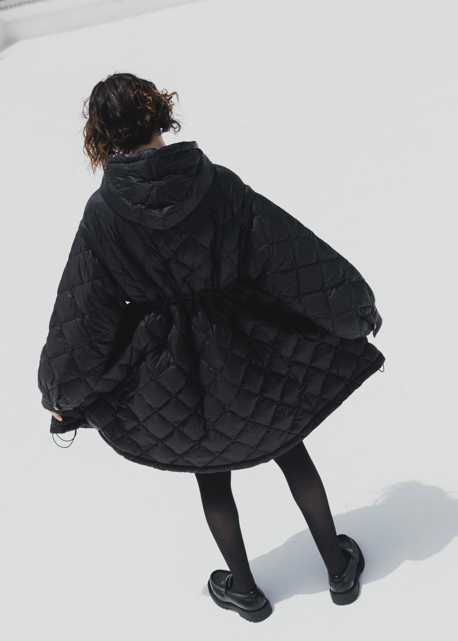 【TAION × WILLFULLY】removable sleeve quilting down coat