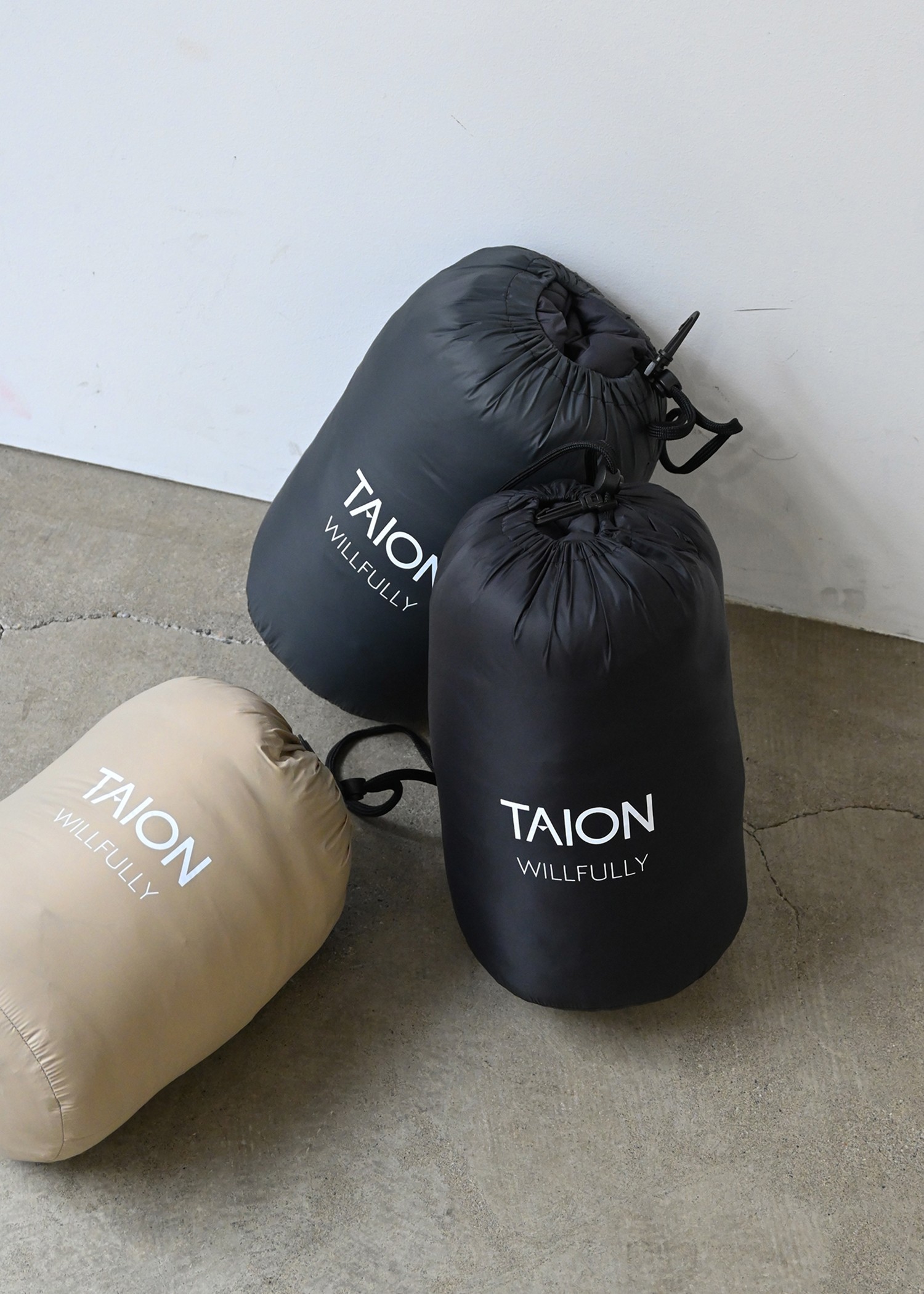 【TAION × WILLFULLY】removable sleeve quilting down coat