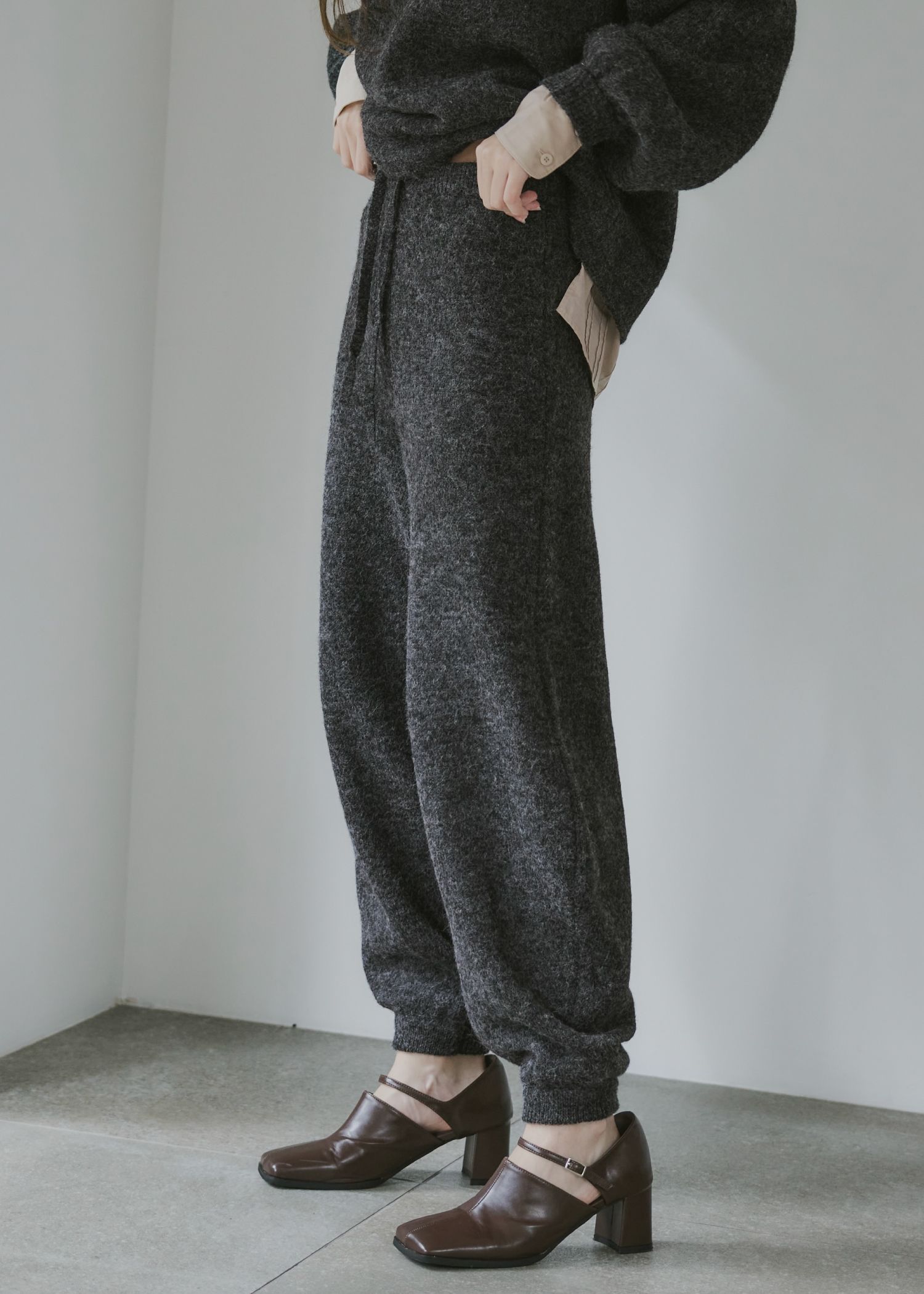 oversized knit jogger PT