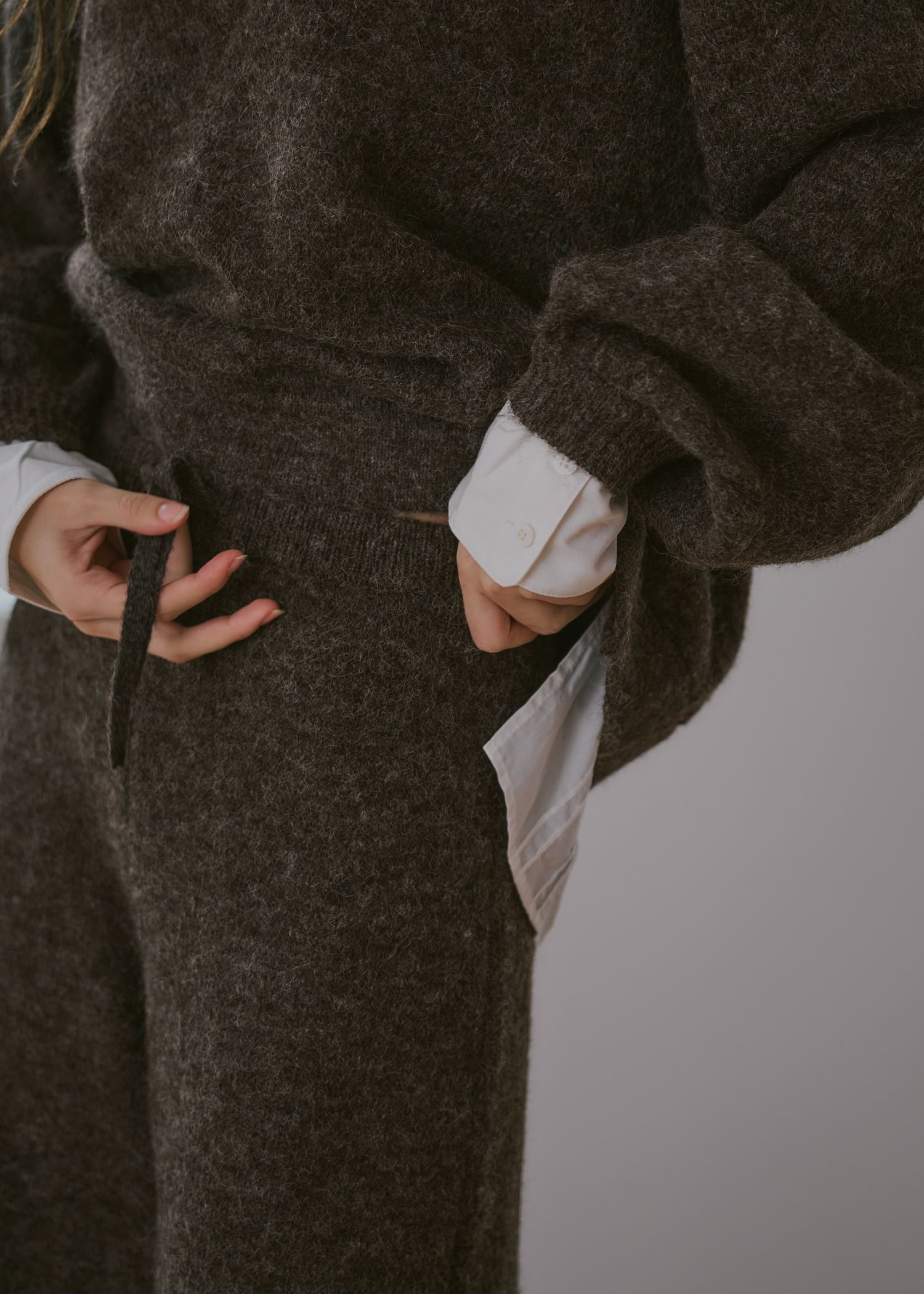 oversized knit jogger PT