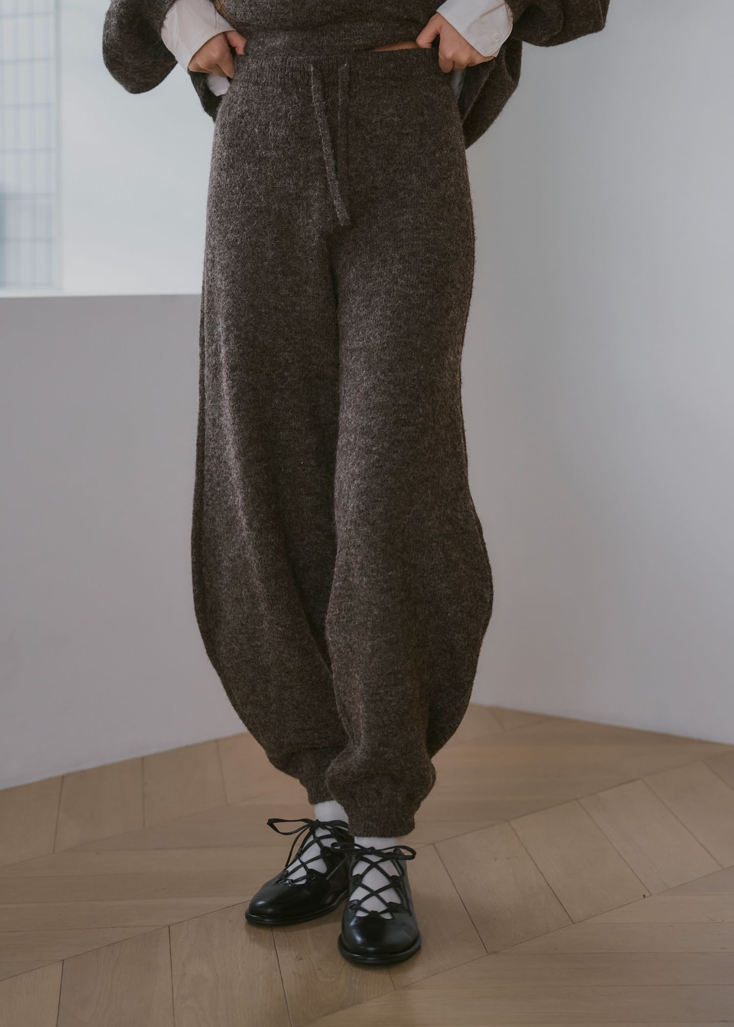 oversized knit jogger PT