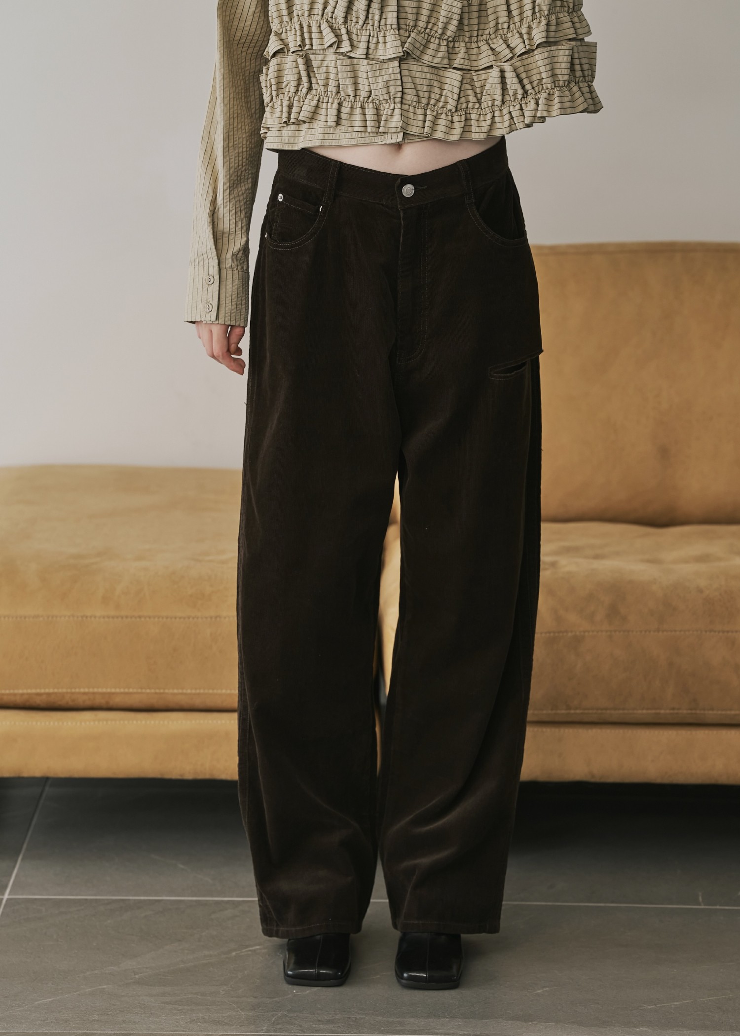 Y*Y様 【期間限定価格】cornier ウール スラックス　タグあり Y*Y様 【期間限定価格】cornier ウール スラックス タグあり