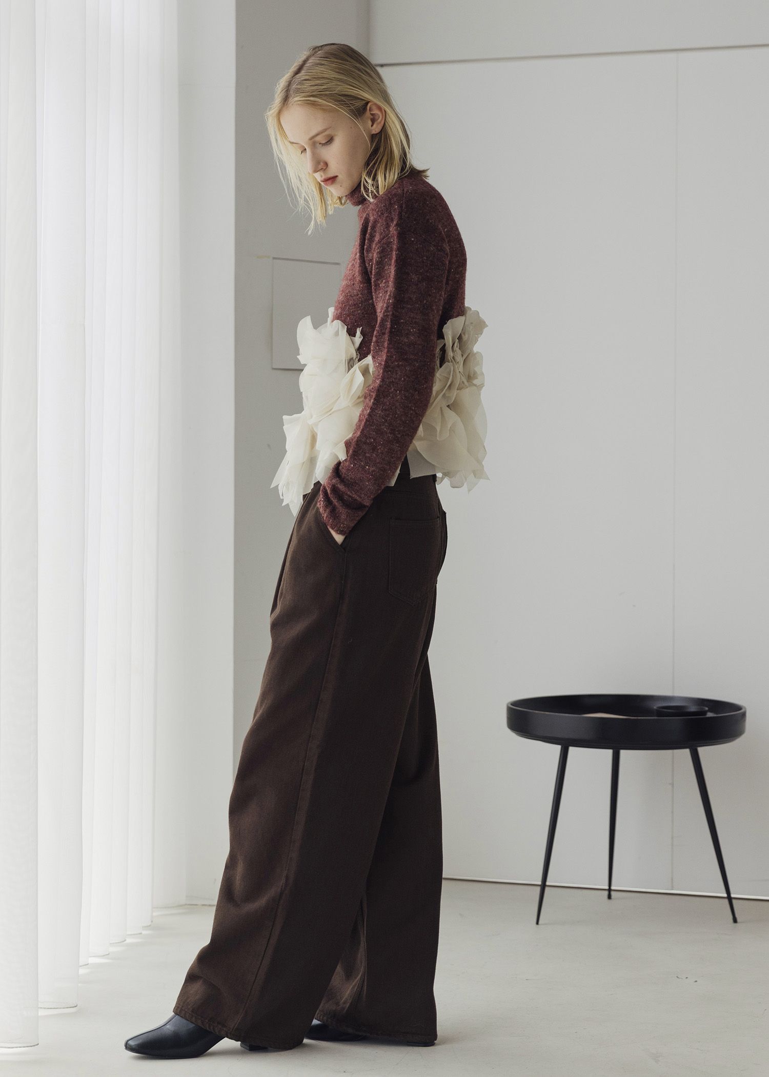 loose tuck color twill PT