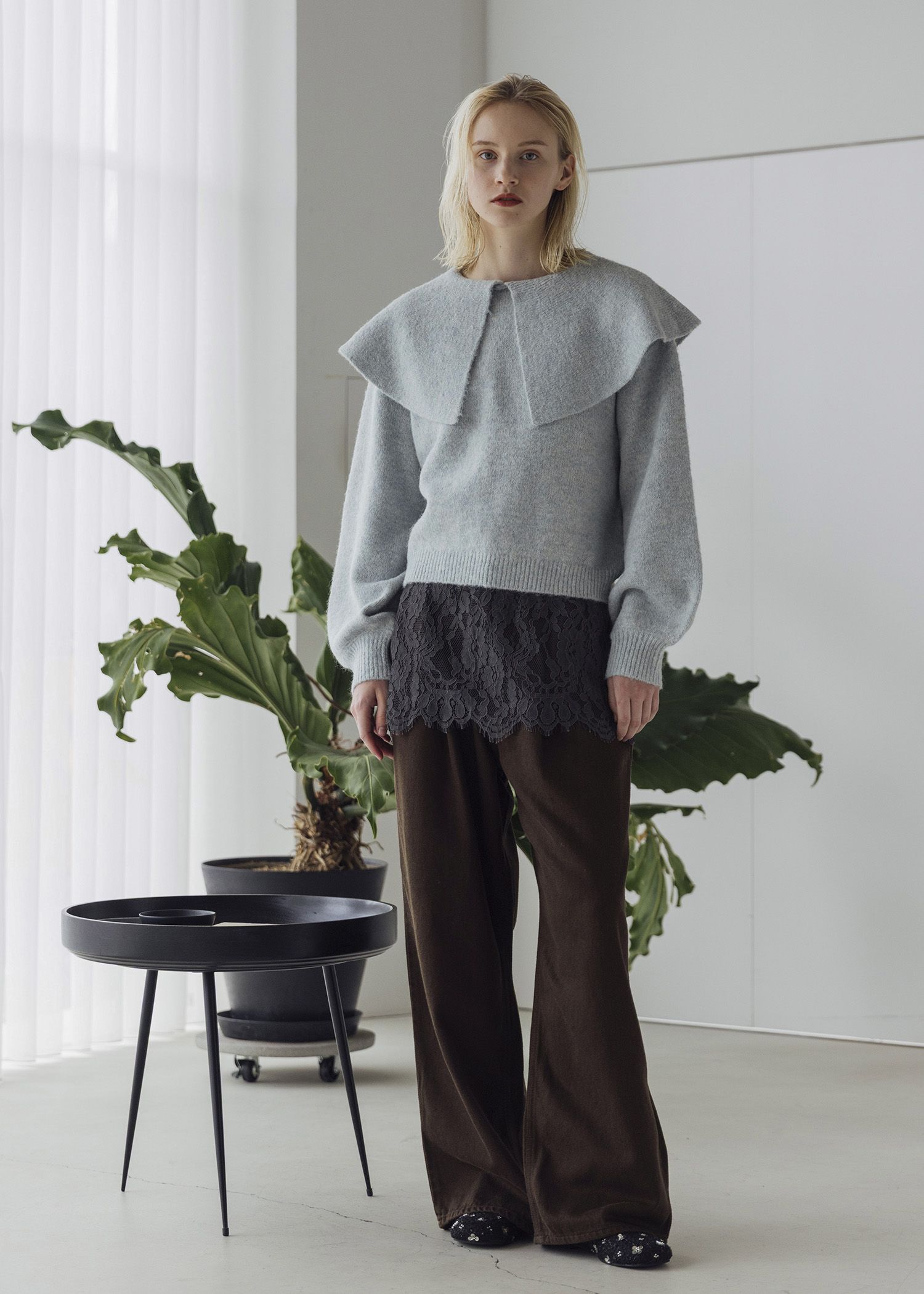 loose tuck color twill PT