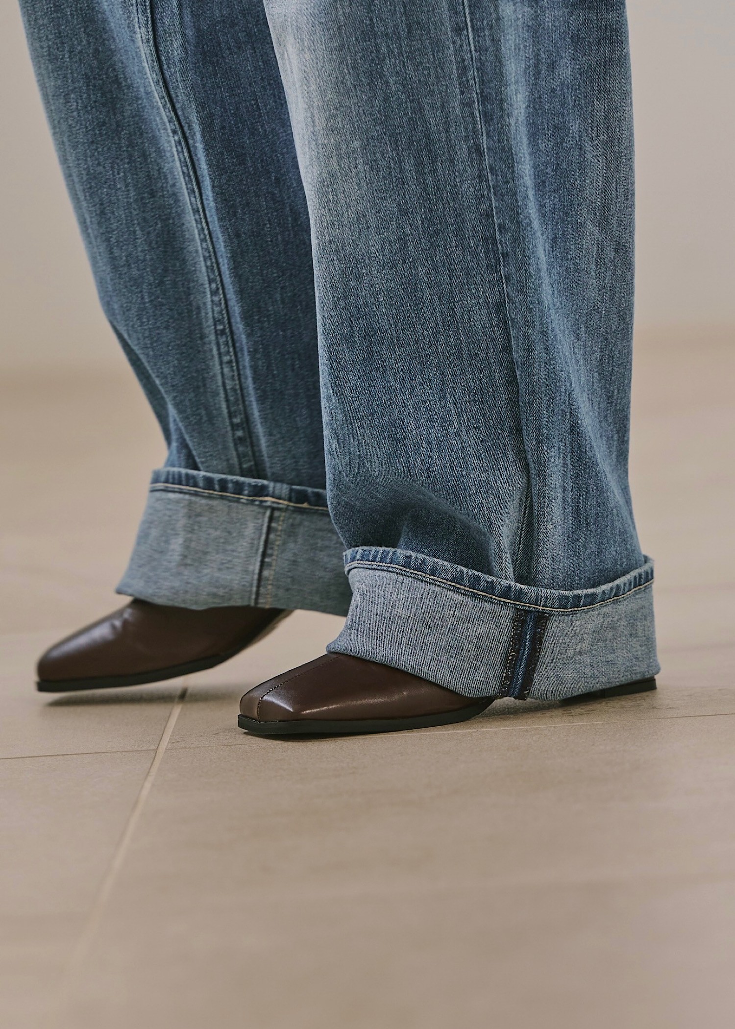 wide square strap pumps