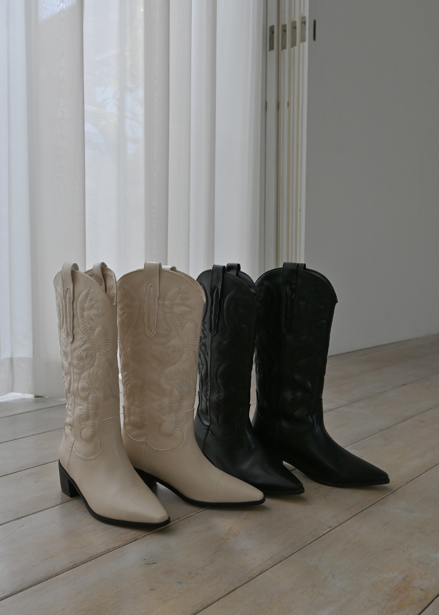 embroidery western boots