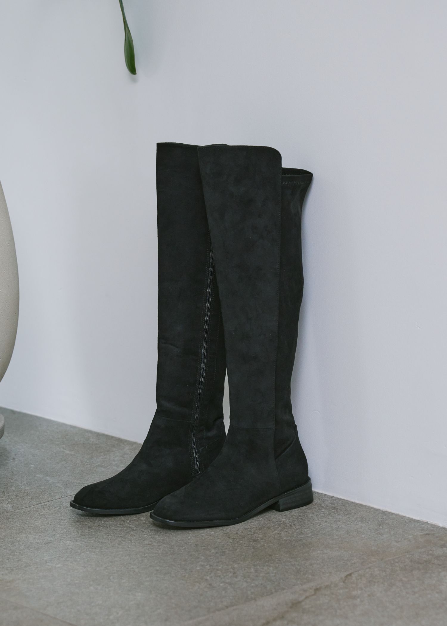 suede like long boots