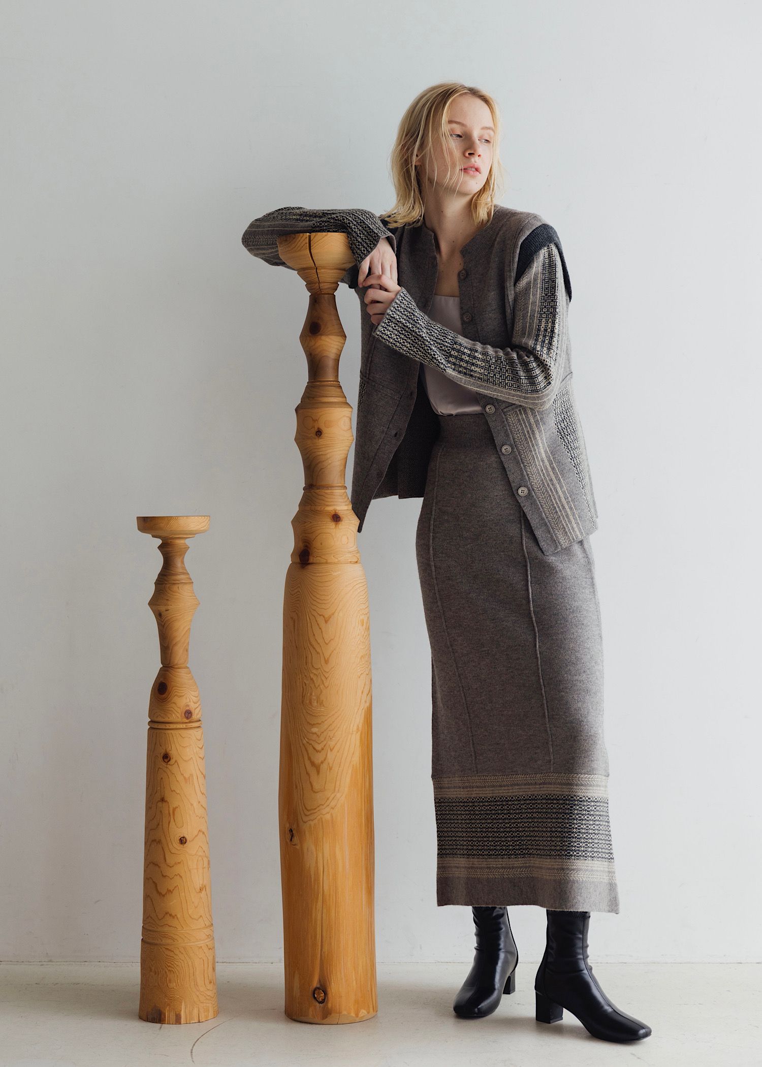 pencil weave placement jacquard knit SK