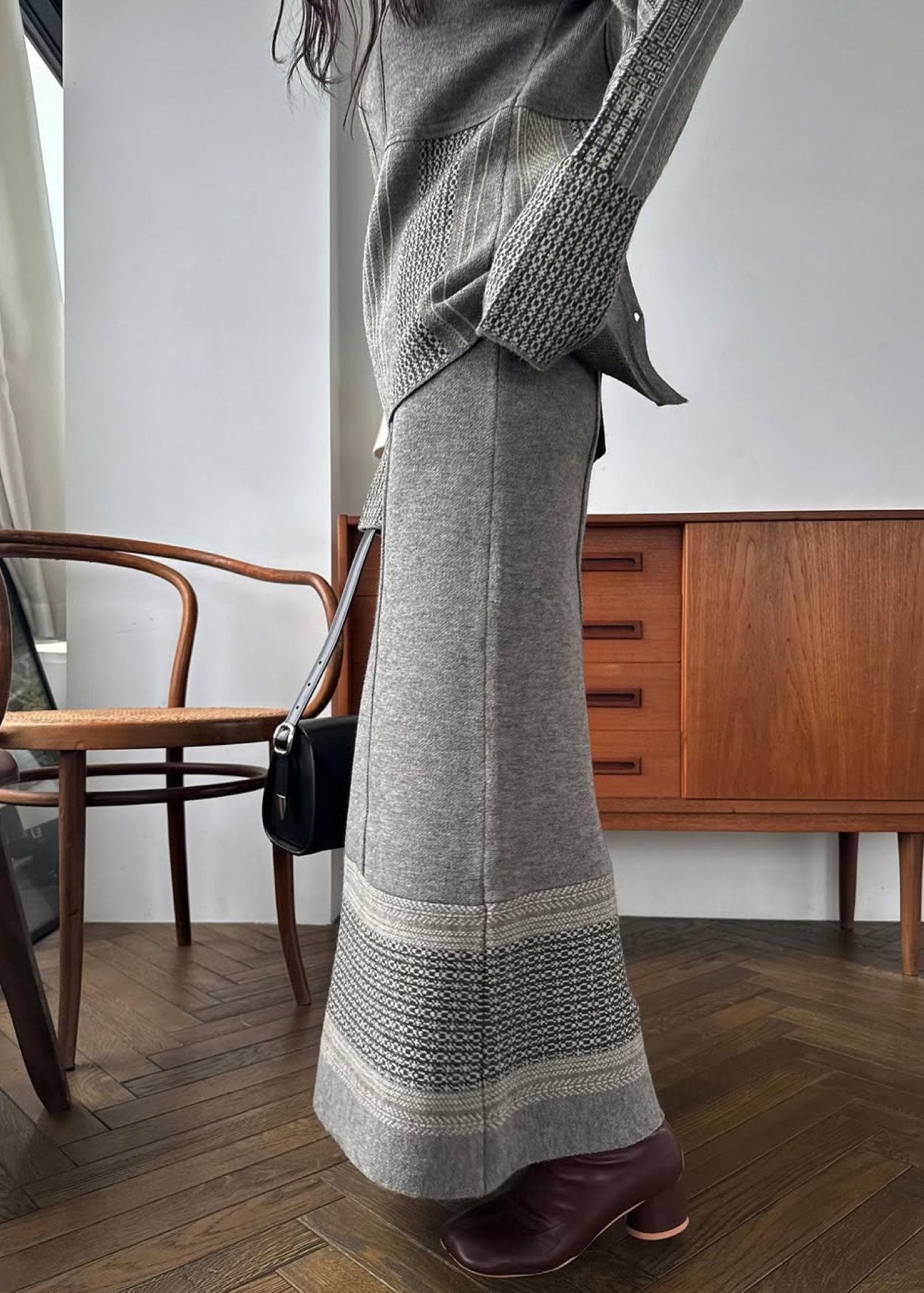 pencil weave placement jacquard knit SK