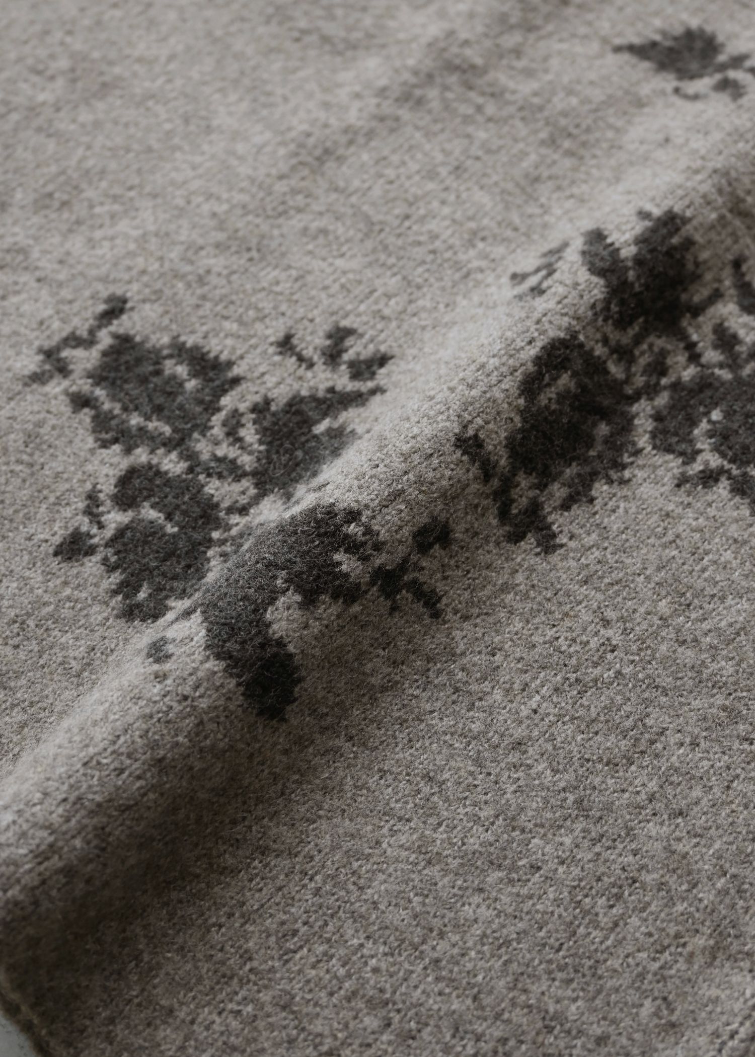 flower jacquard pencil knit SK