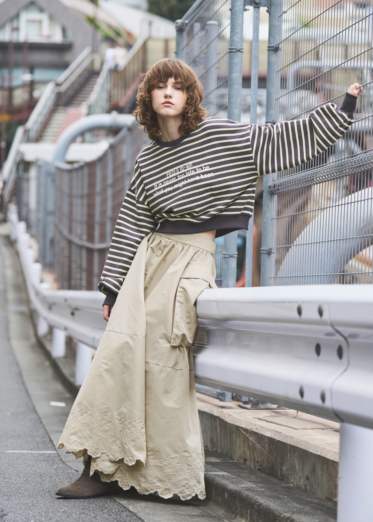 hem embroidery work pocket nylon SK