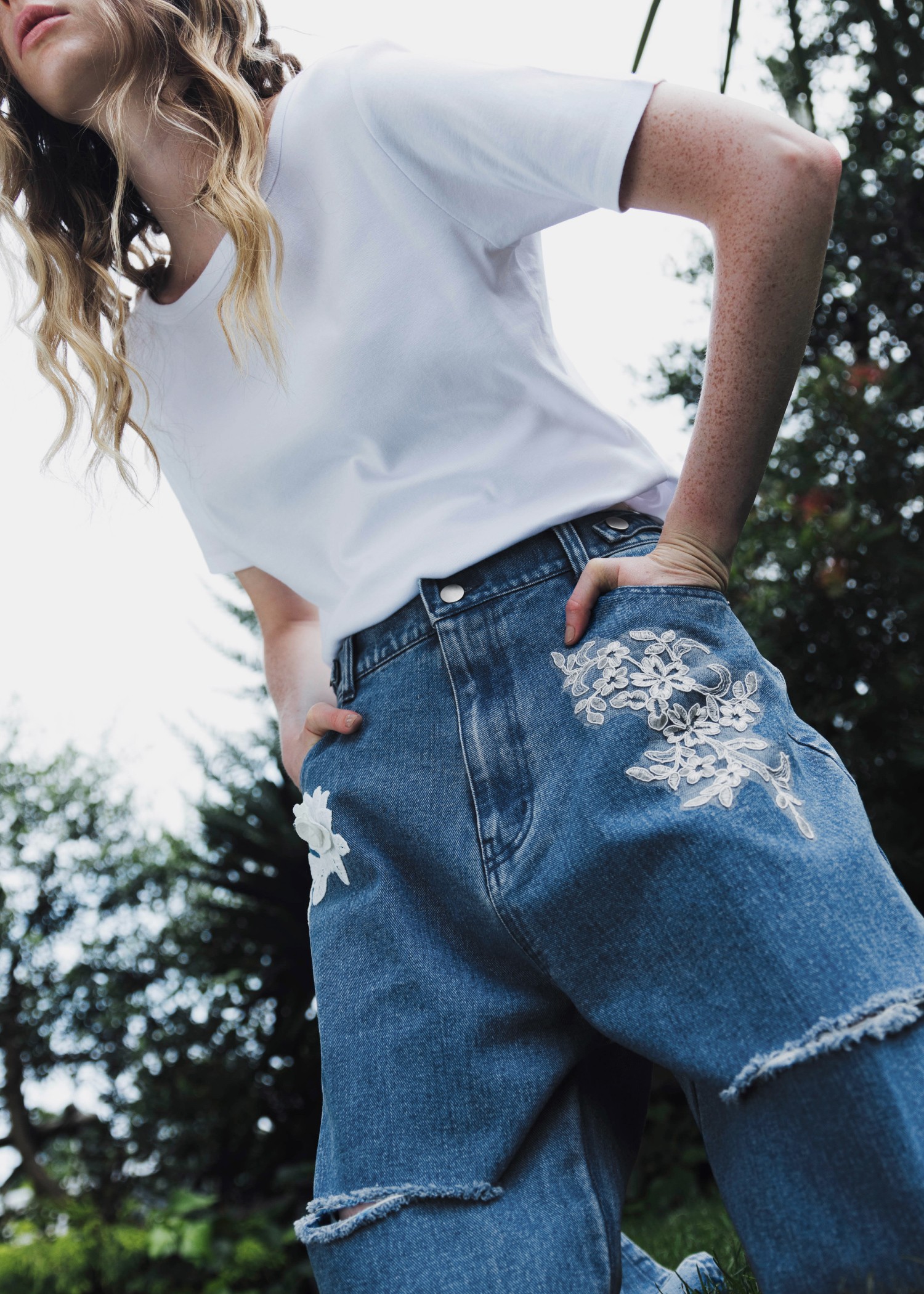 【Hanes for WILLFULLY】2P boatneck pack T-Shirt