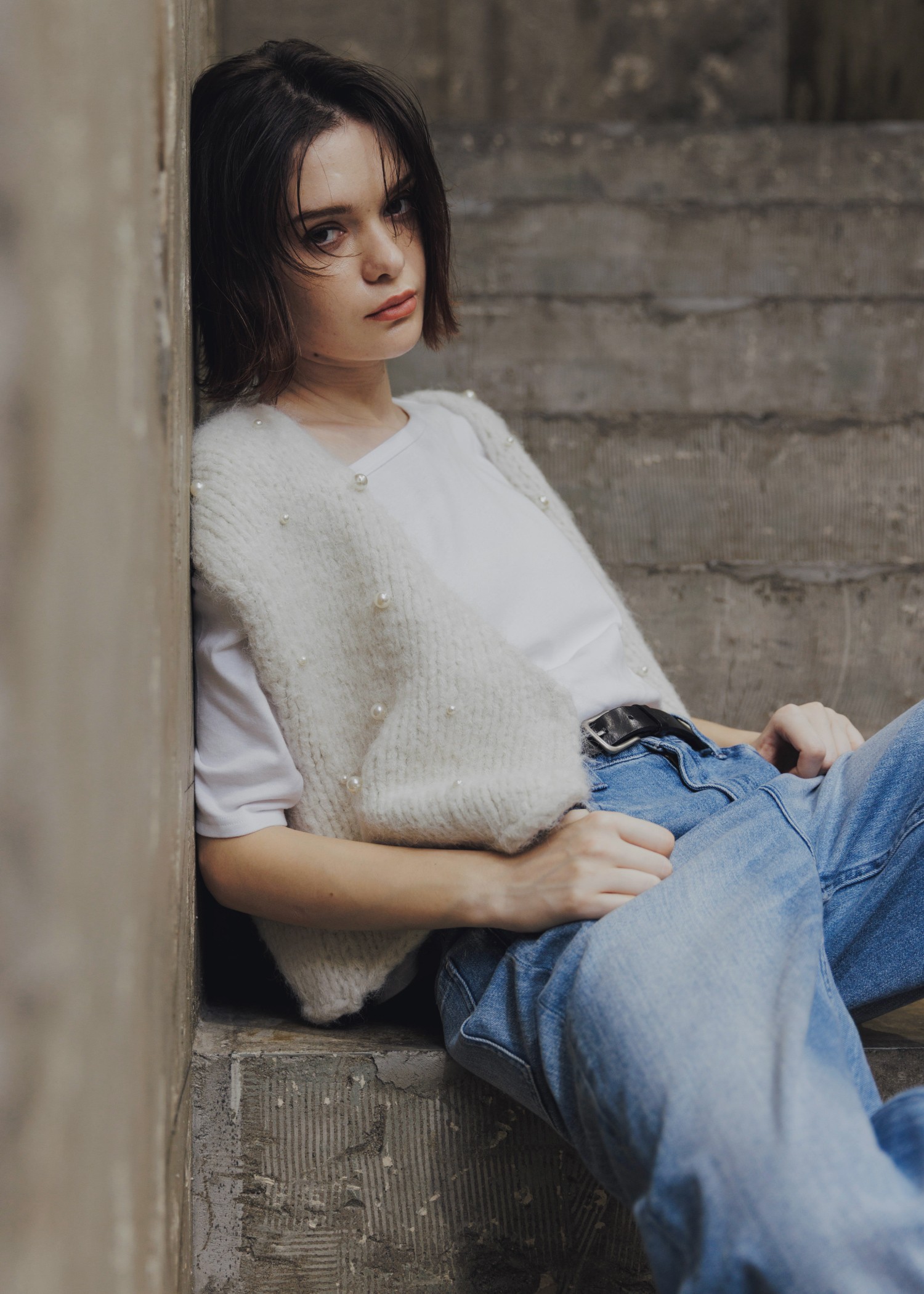 【Hanes for WILLFULLY】2P boatneck pack T-Shirt