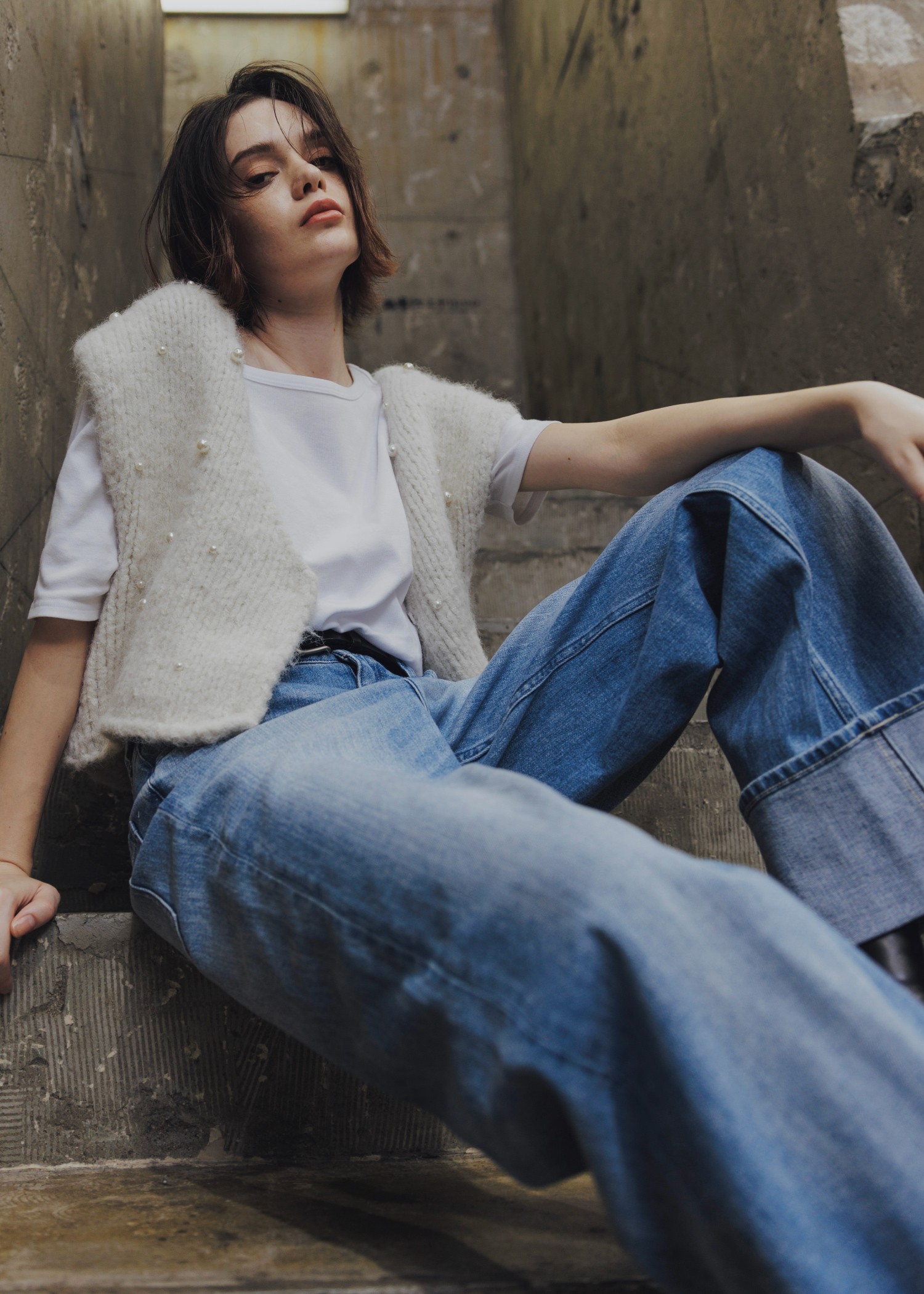 【Hanes for WILLFULLY】2P boatneck pack T-Shirt