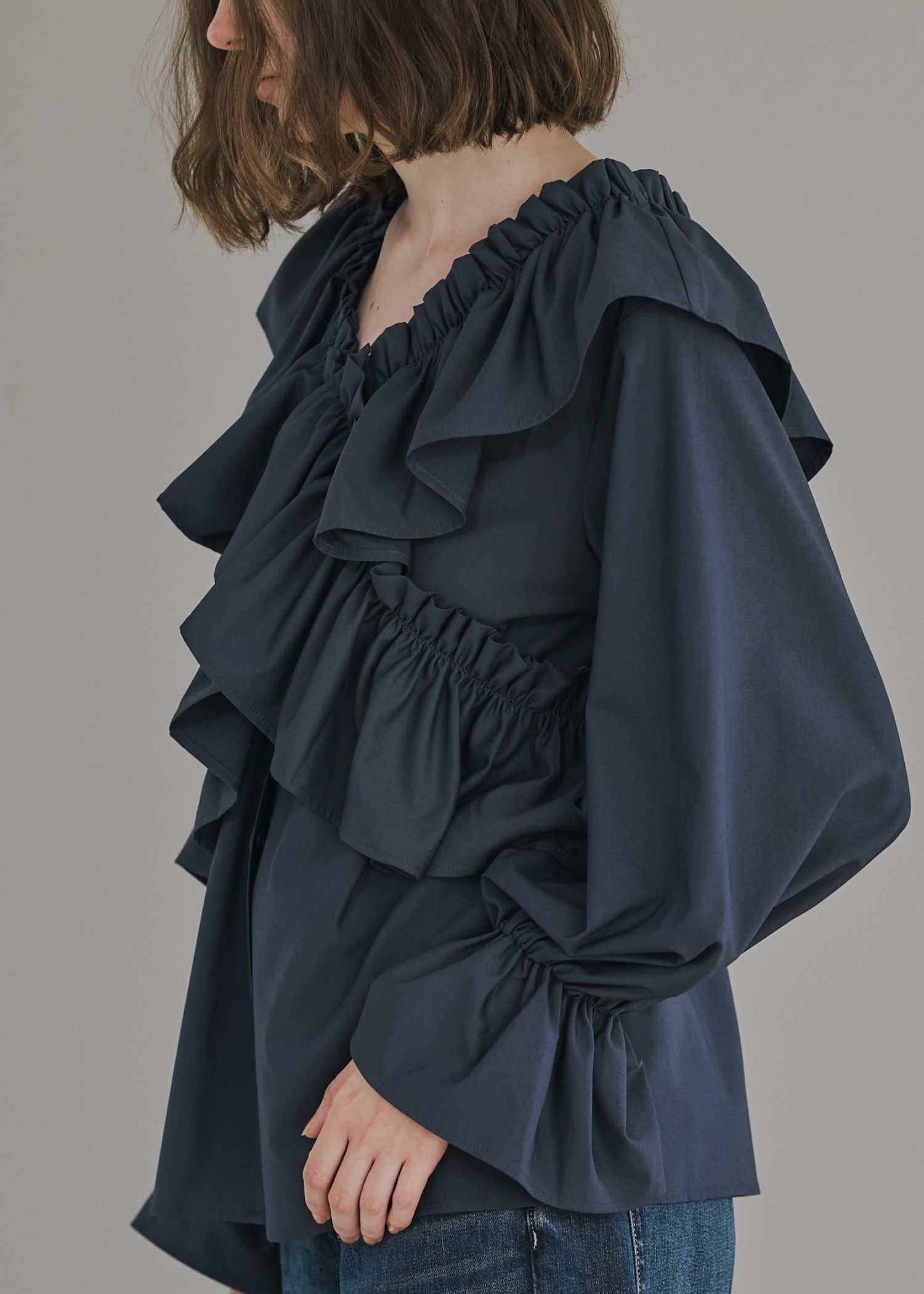 frill cross asymmetry BL