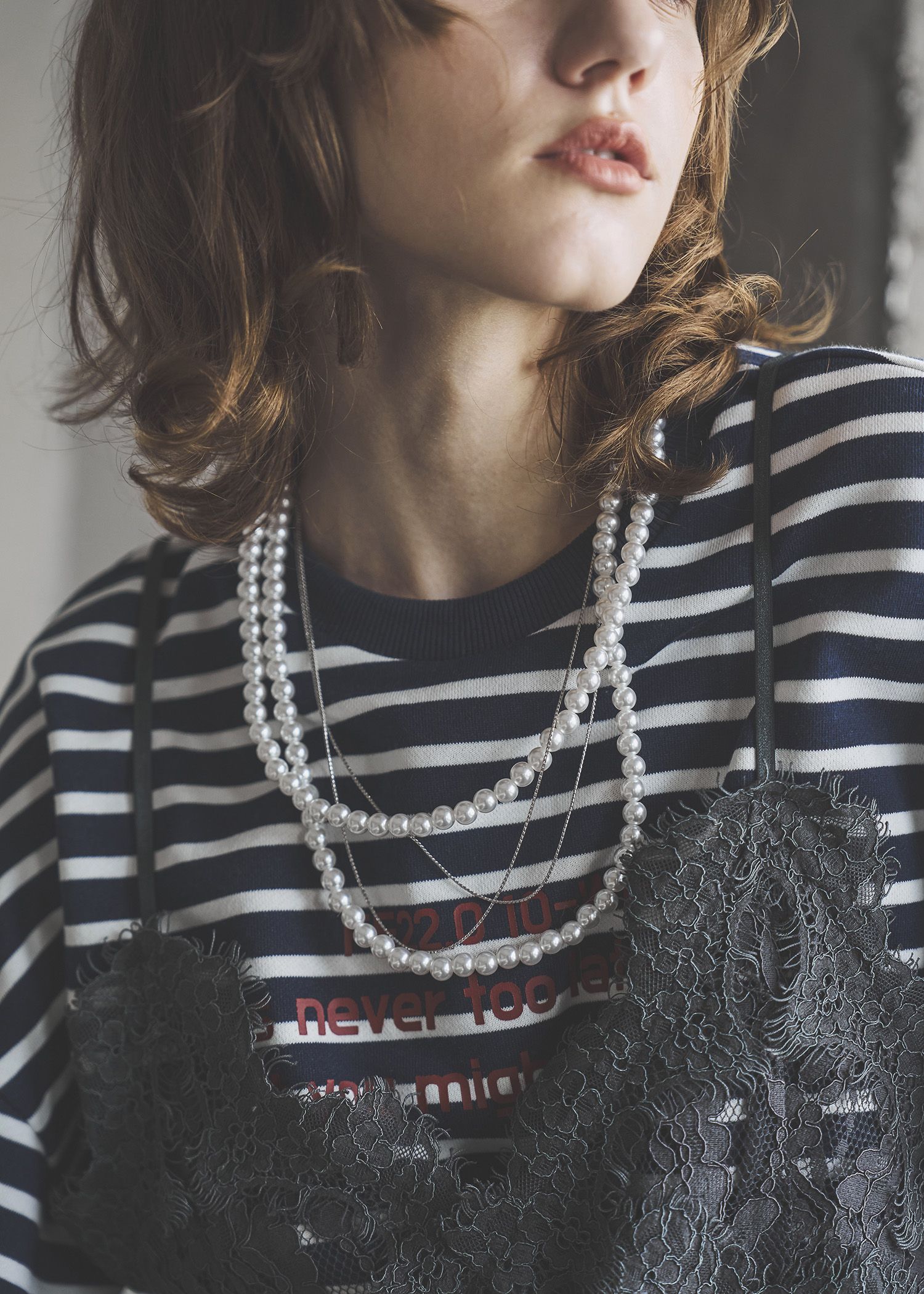 scallop lace finely camisole