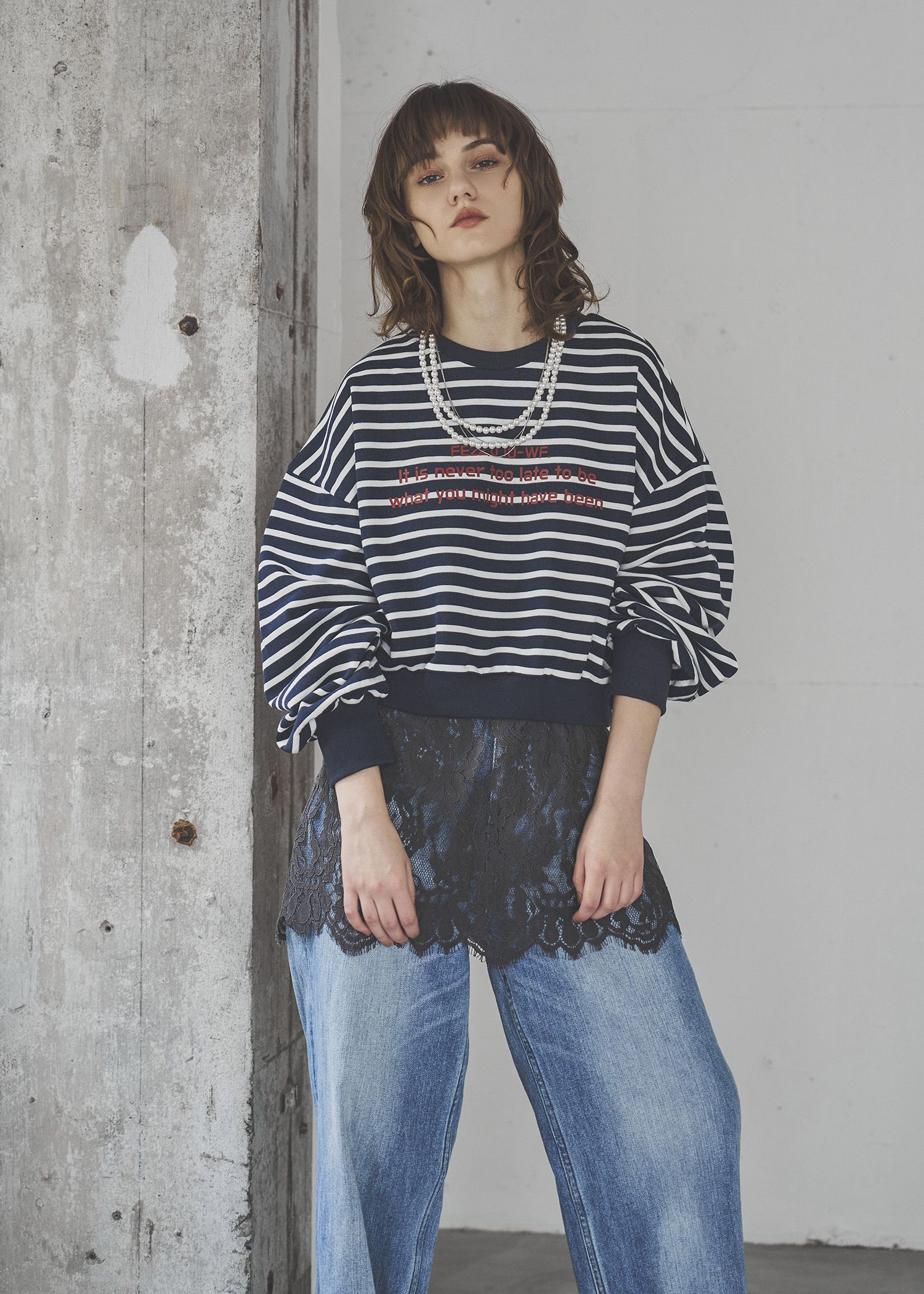 scallop lace finely camisole