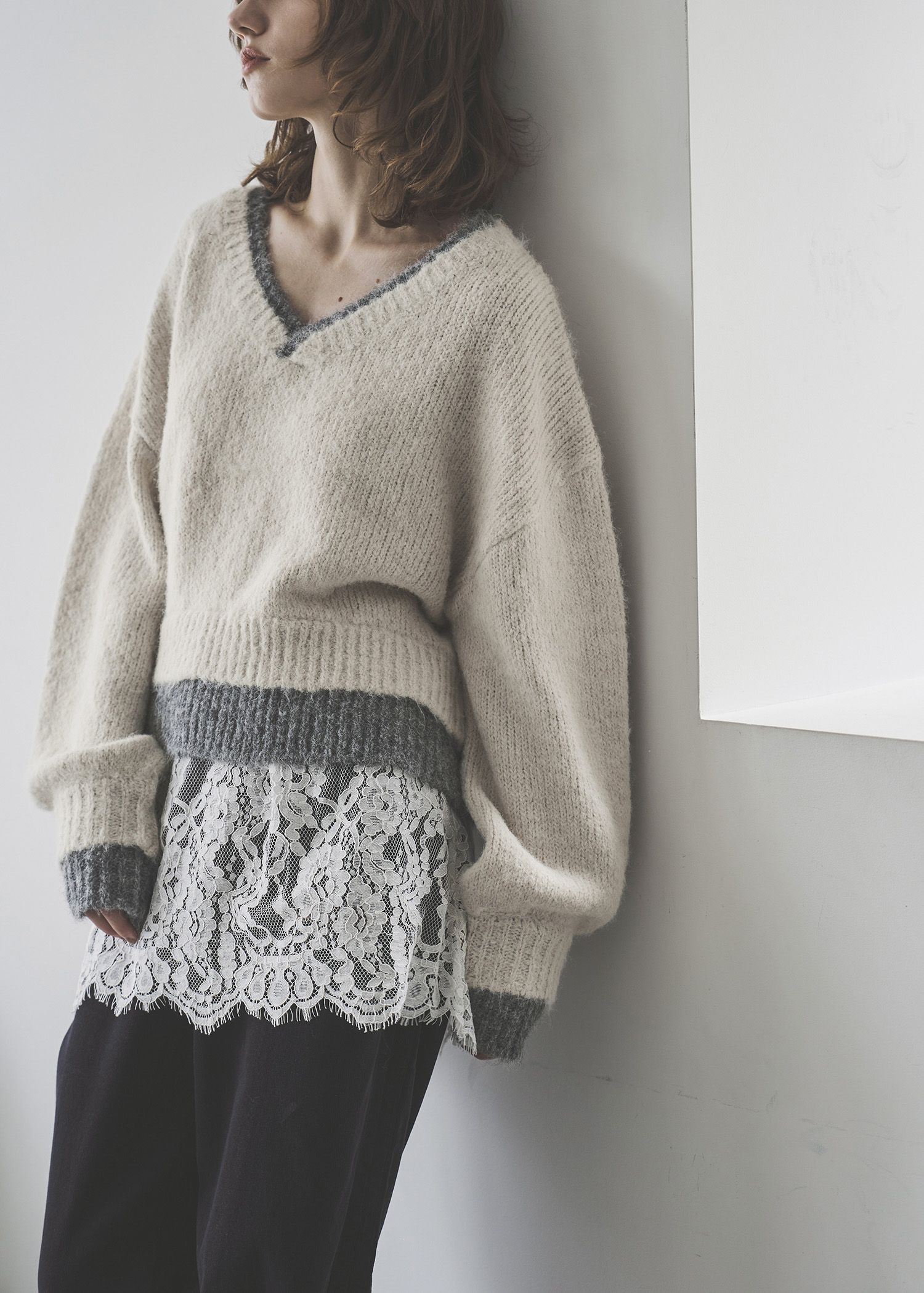 scallop lace finely camisole