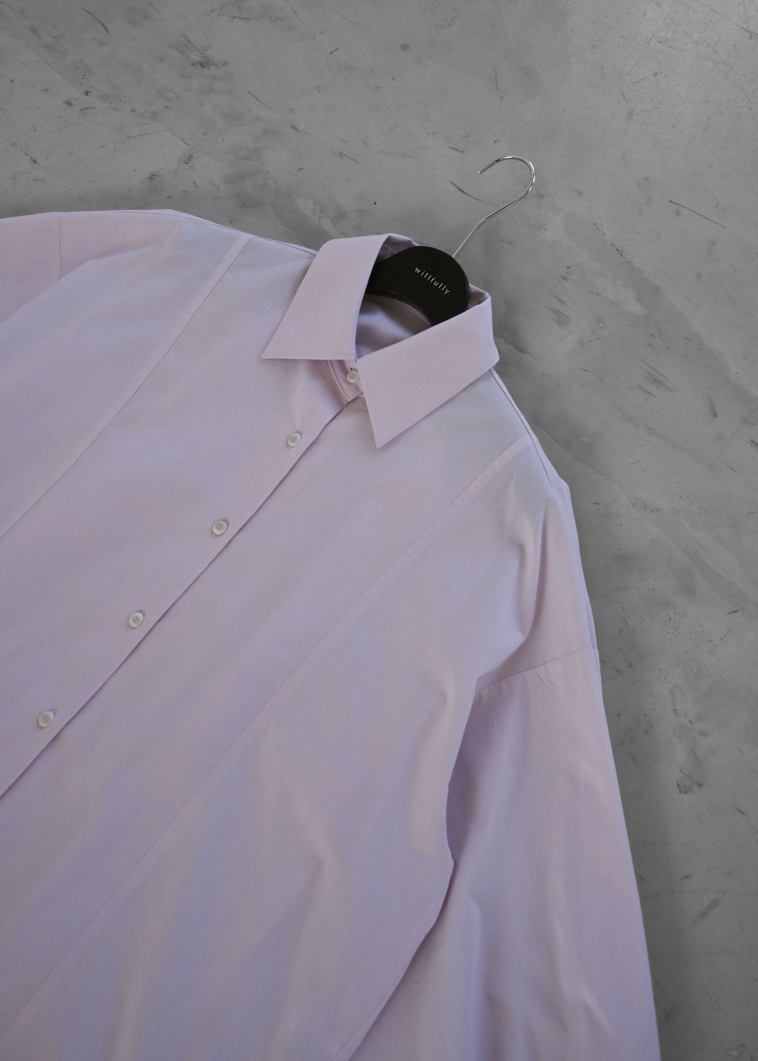 back volume statement cocoon shirt