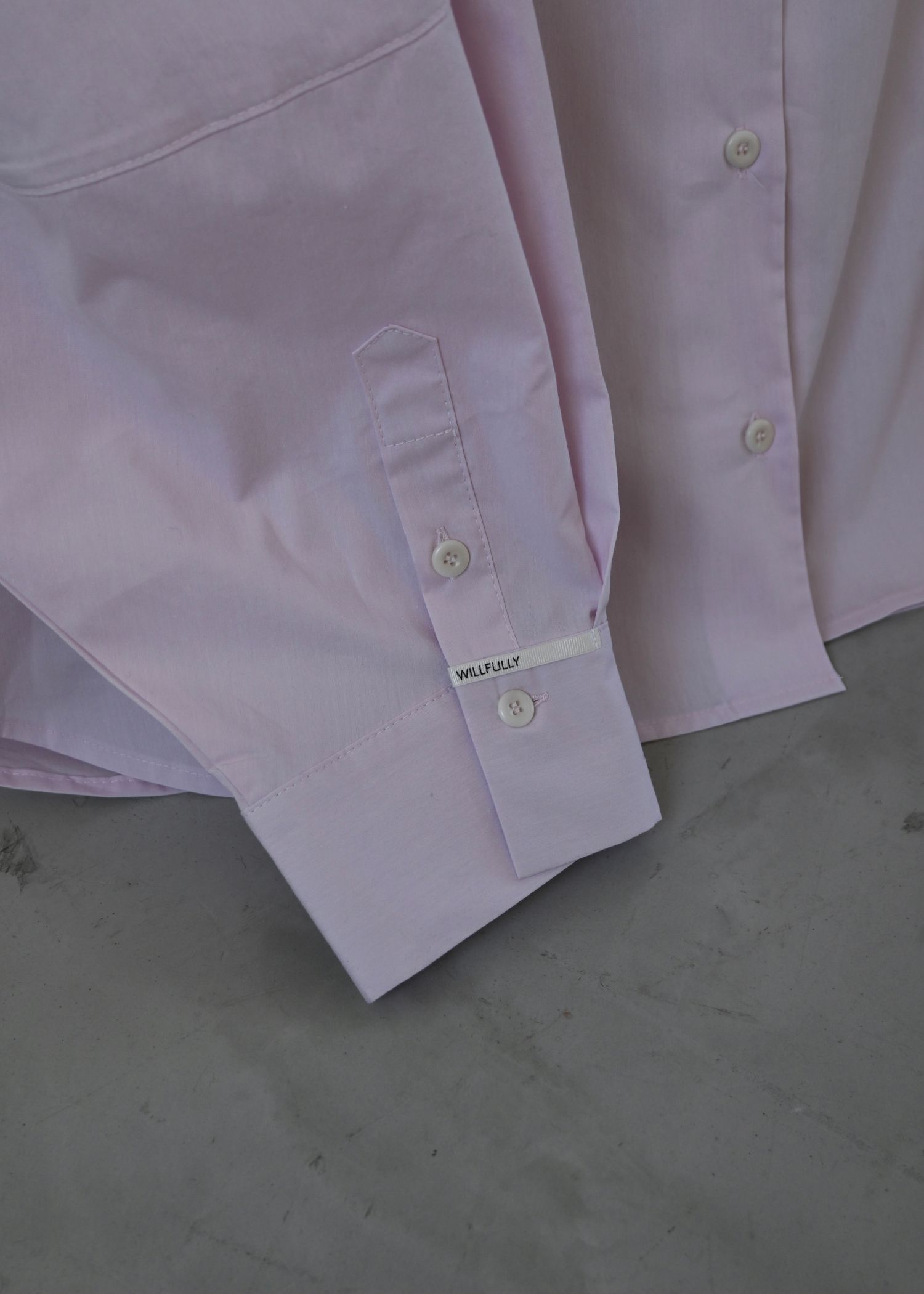 back volume statement cocoon shirt