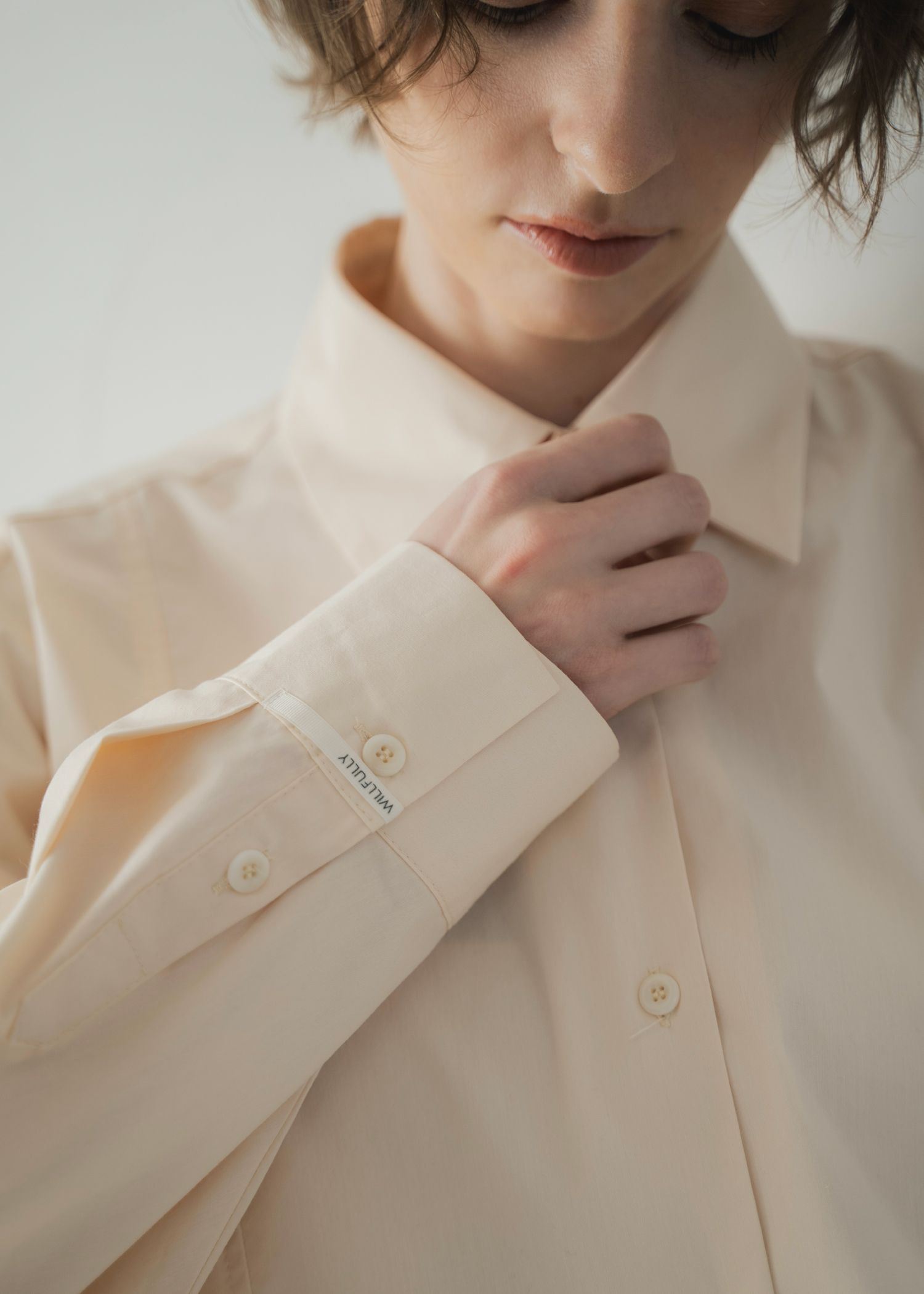 back volume statement cocoon shirt