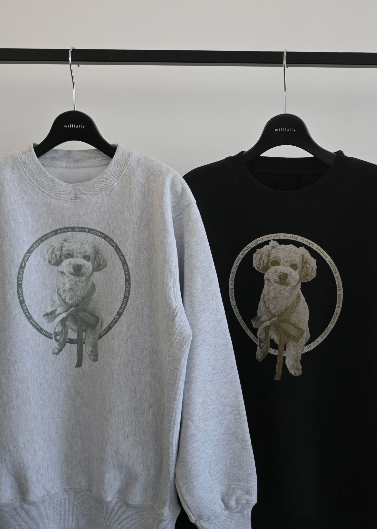 【TO TO TO × WILLFULLY】circle print sweat