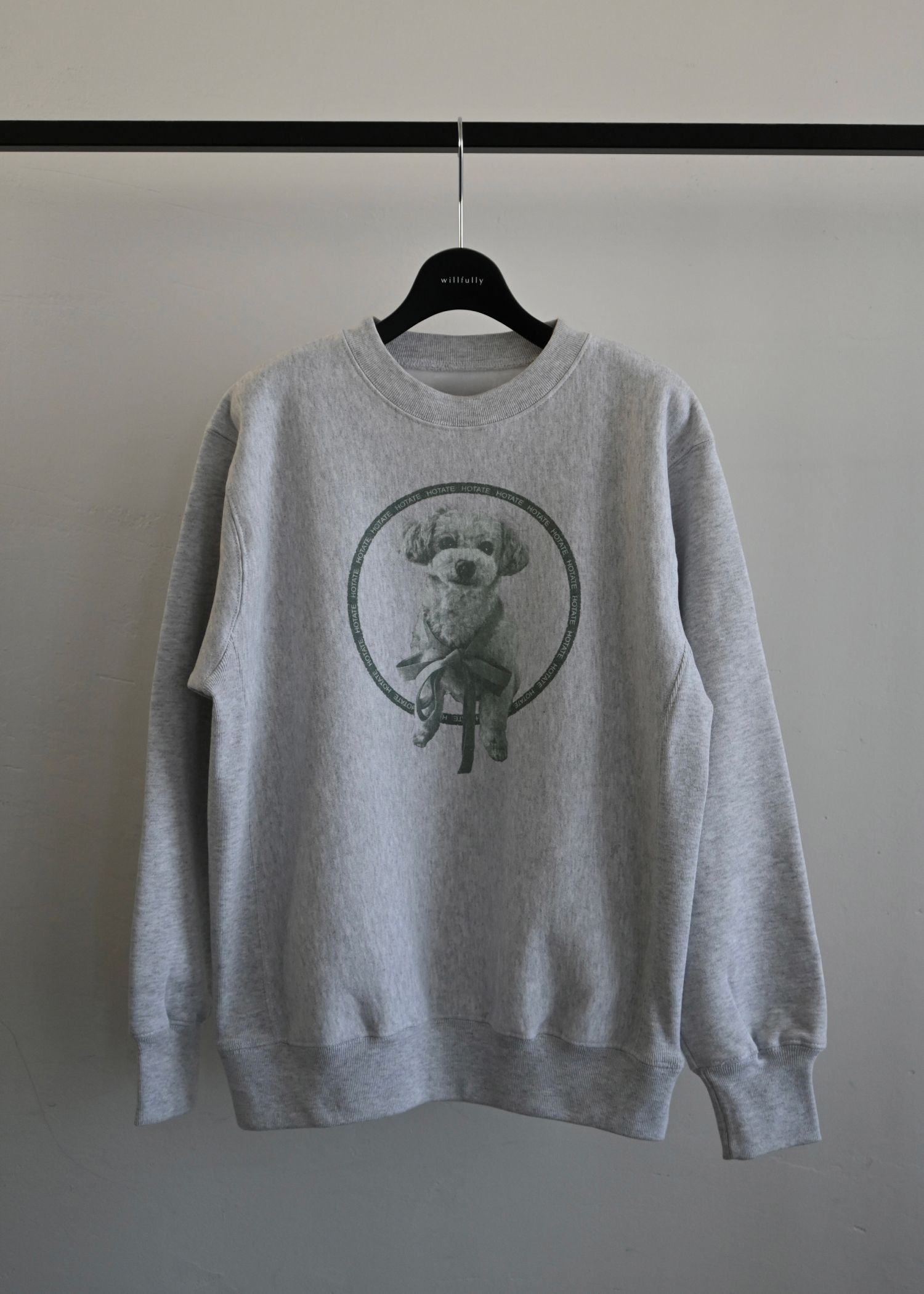 【TO TO TO × WILLFULLY】circle print sweat