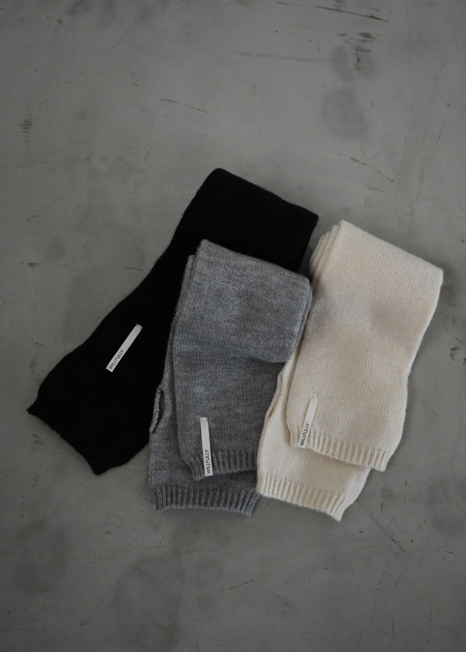 fingerless long gloves